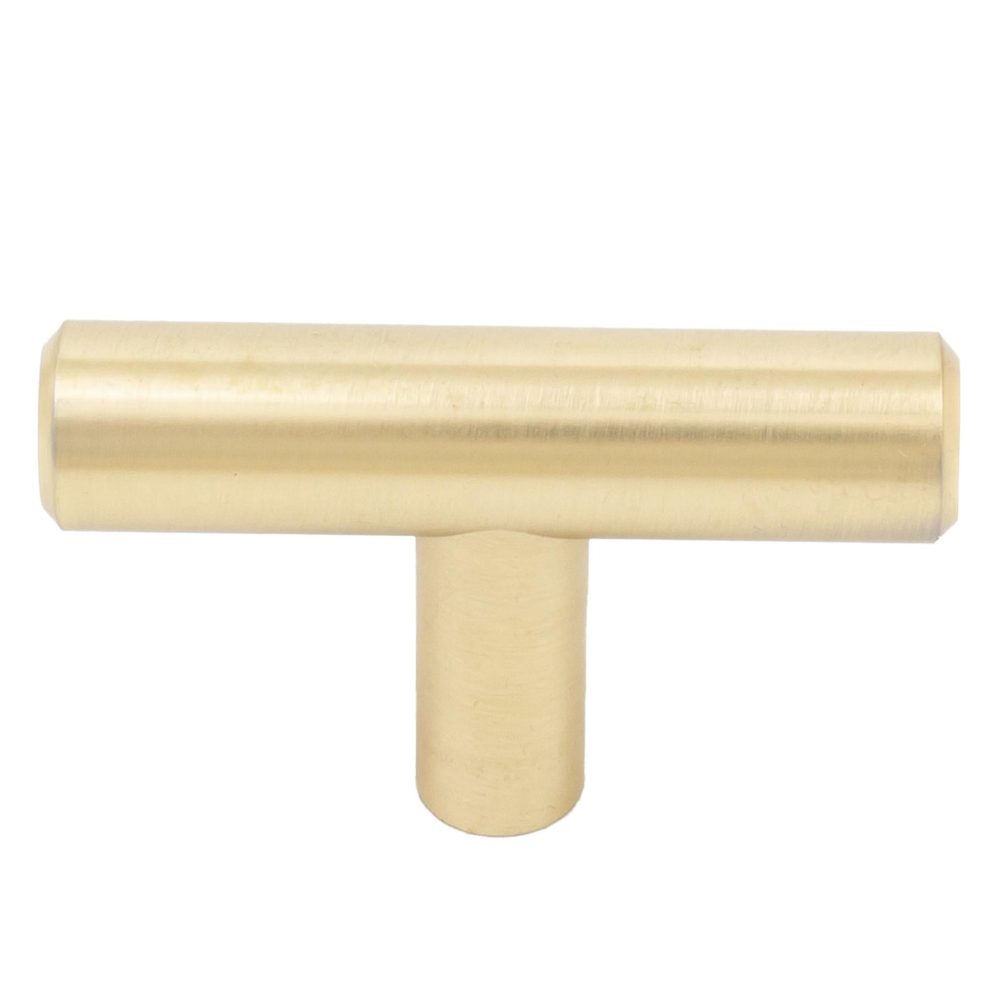 Stone Harbor Hardware Bar Cabinet Pull, 50mm Overall Length, Satin Brass