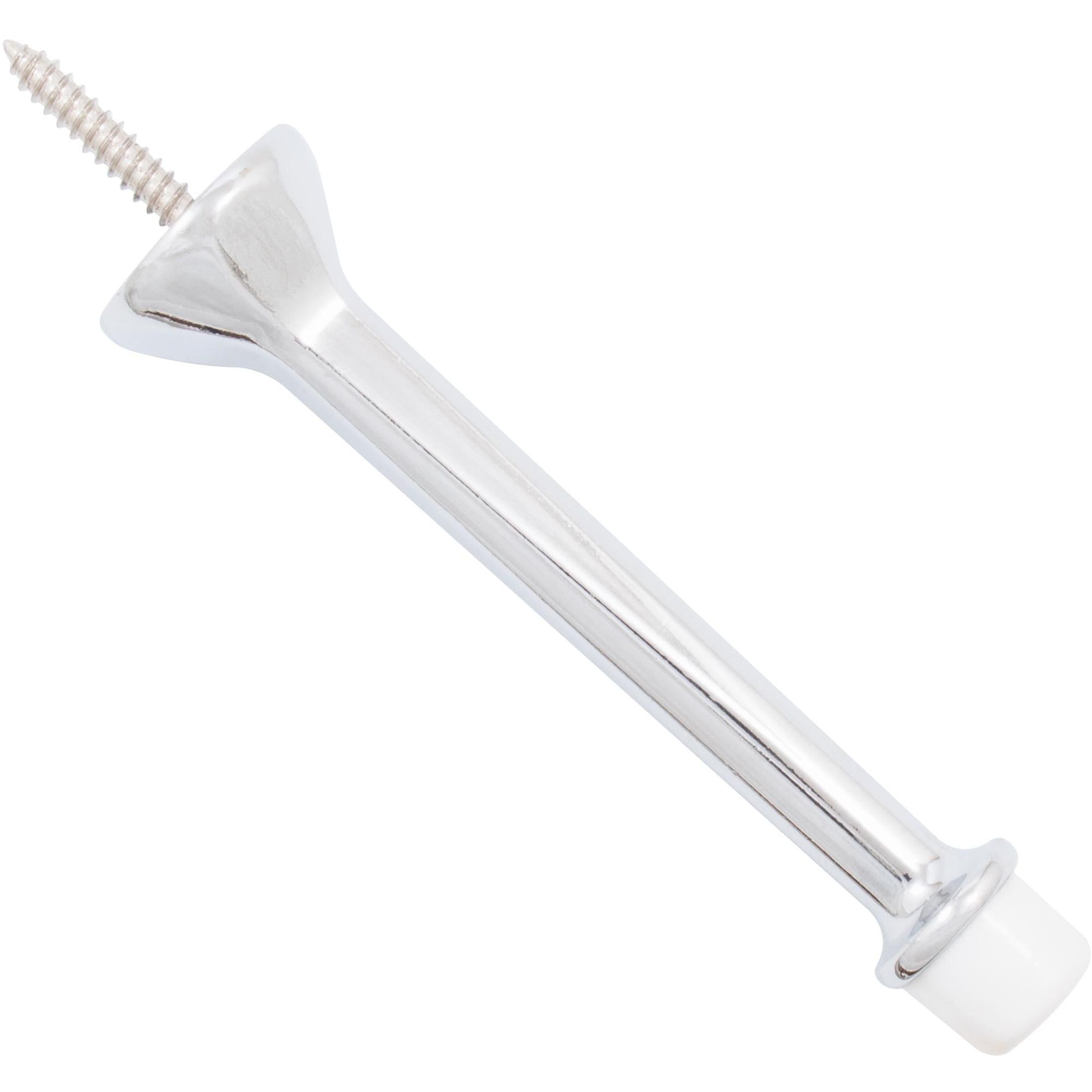 Heavy-Duty Solid Door Stop, 4 Inches