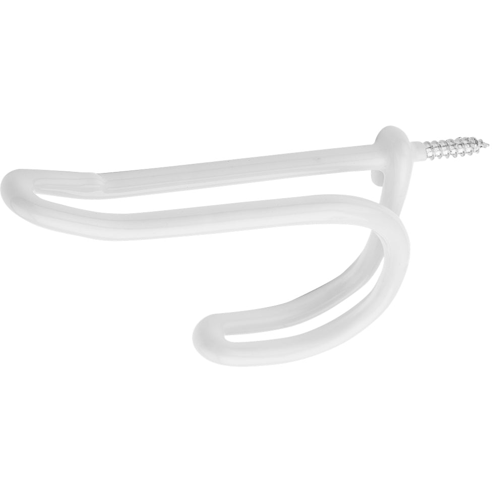 V2215 Coat and Hat Hook 2/pk - White
