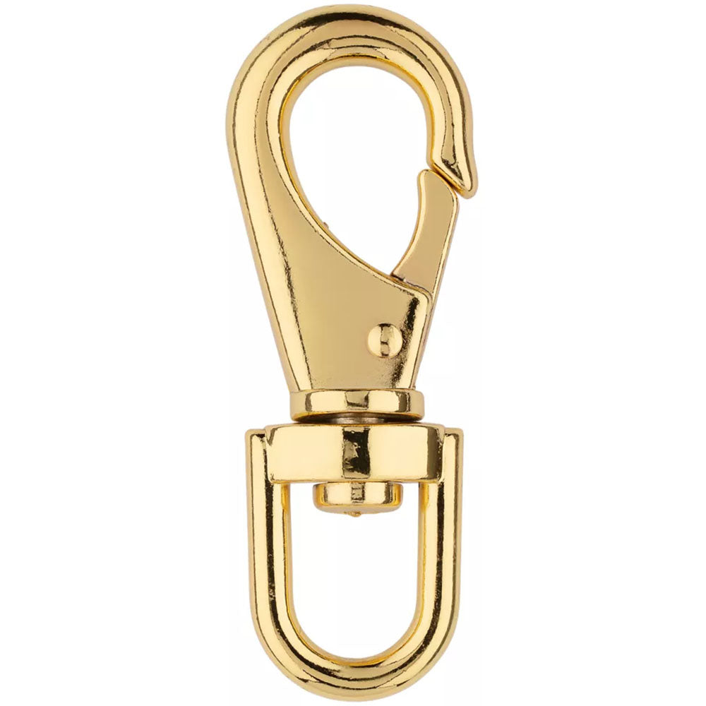 3191BC 3/4" x 4-7/16" Boat Snap Round Swivel - Solid Bronze