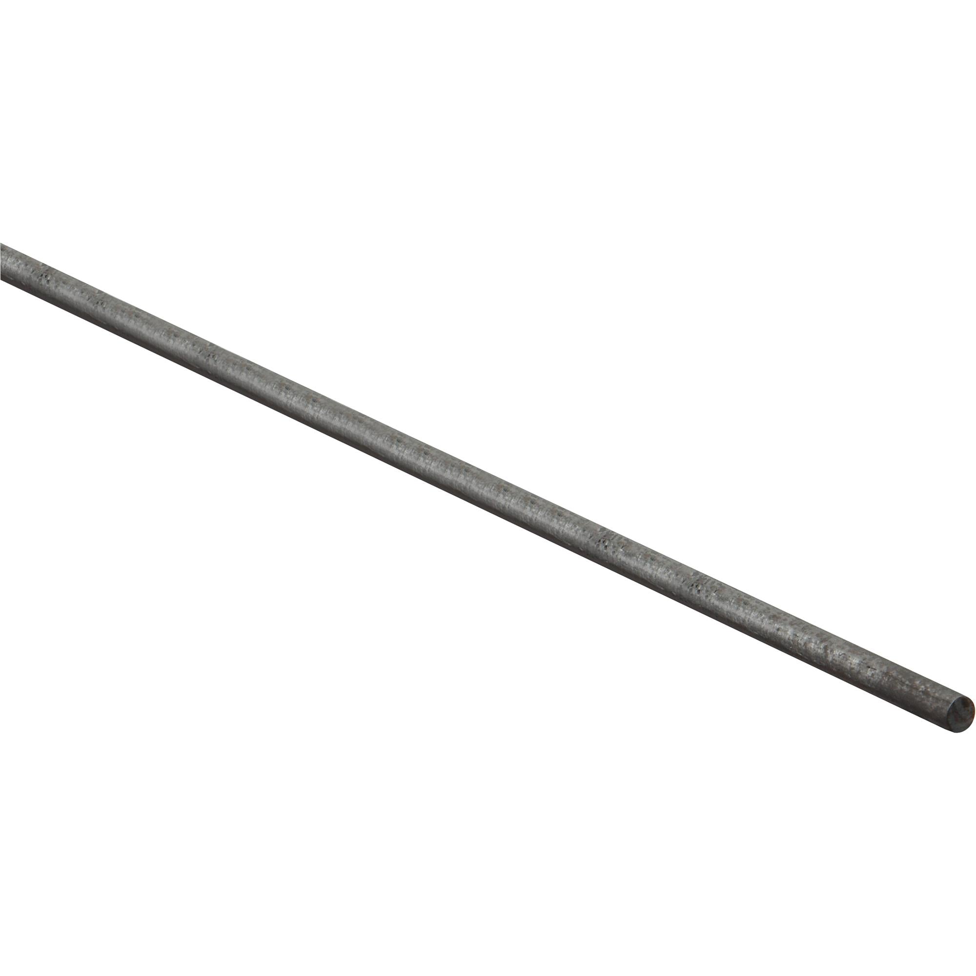 National Hardware - N316-372 4054BC, 1/4" x 36" Smooth Rods in Plain Steel