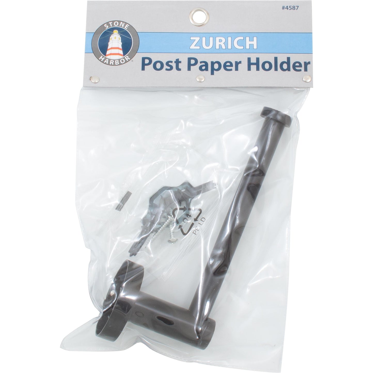 Stone Harbor Hardware Zurich Post Paper Holder, Vintage Bronze