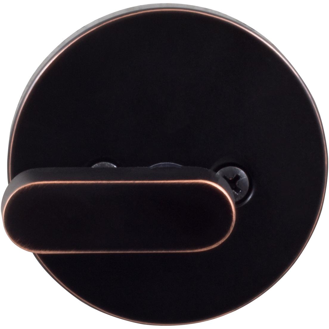 Stone Harbor Hardware Grade 3 Contemporary Round Deadbolt, KW Keyway, Vintage Bronze