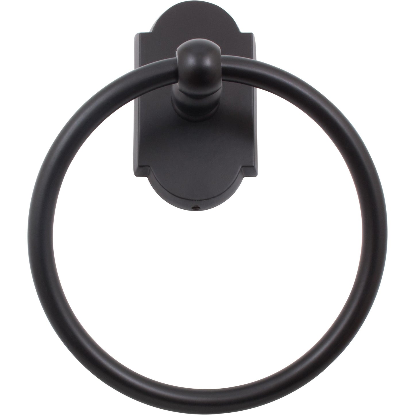 Stone Harbor Hardware Laredo Towel Ring, Matte Black