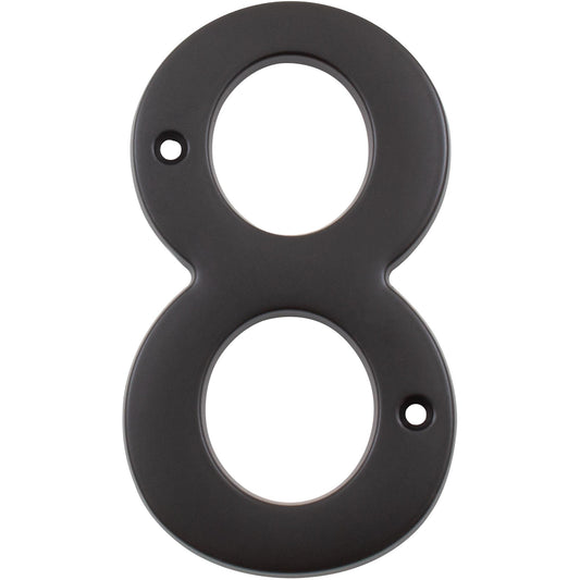 Stone Harbor Hardware Heavy-Duty House Numbers, #8, 4 Inches, Oil-Rubbed Bronze