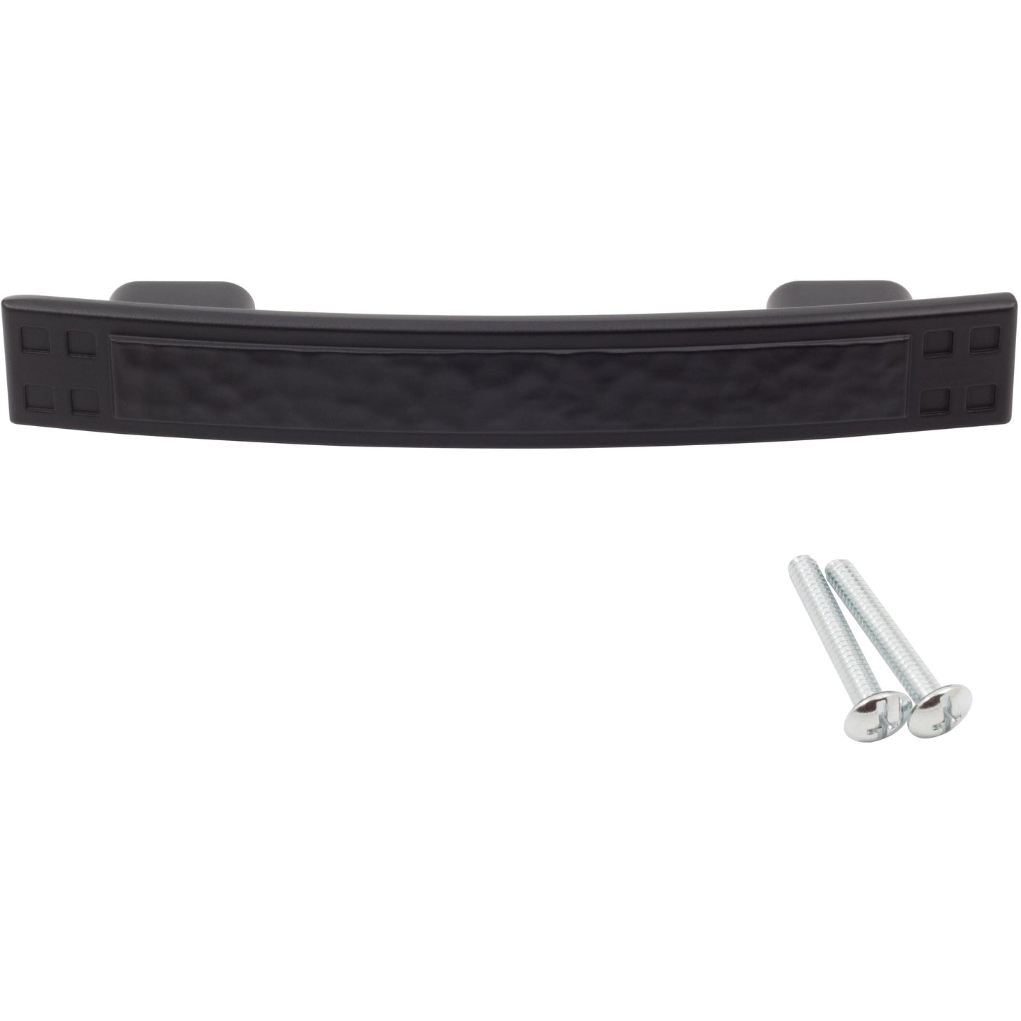Stone Harbor Hardware Arts & Crafts Cabinet Pull, 3 Inches, 96 Millimeters, Matte Black