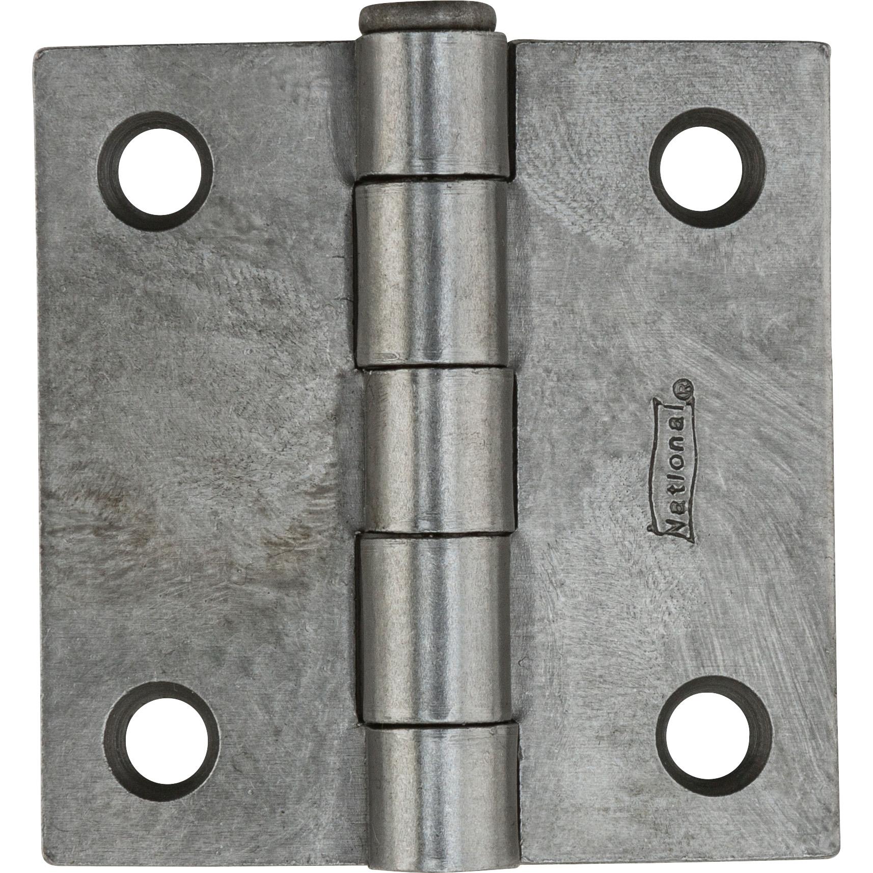 504BC 2" Broad Hinge with Removable Pin - Plain Steel