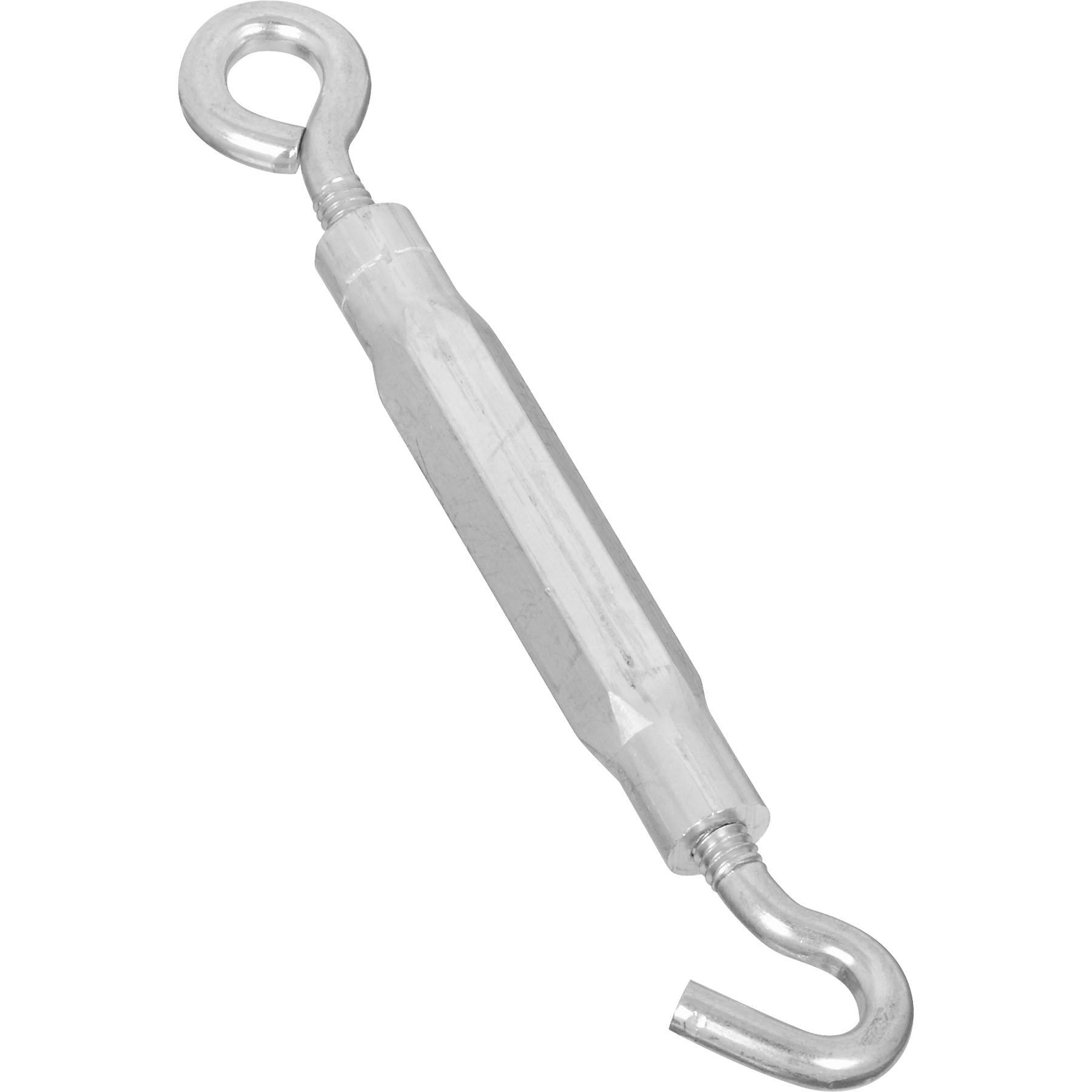 2172BC 7/32" x 6-1/2" Hook / Eye Turnbuckle Aluminum Body - Zinc Plated