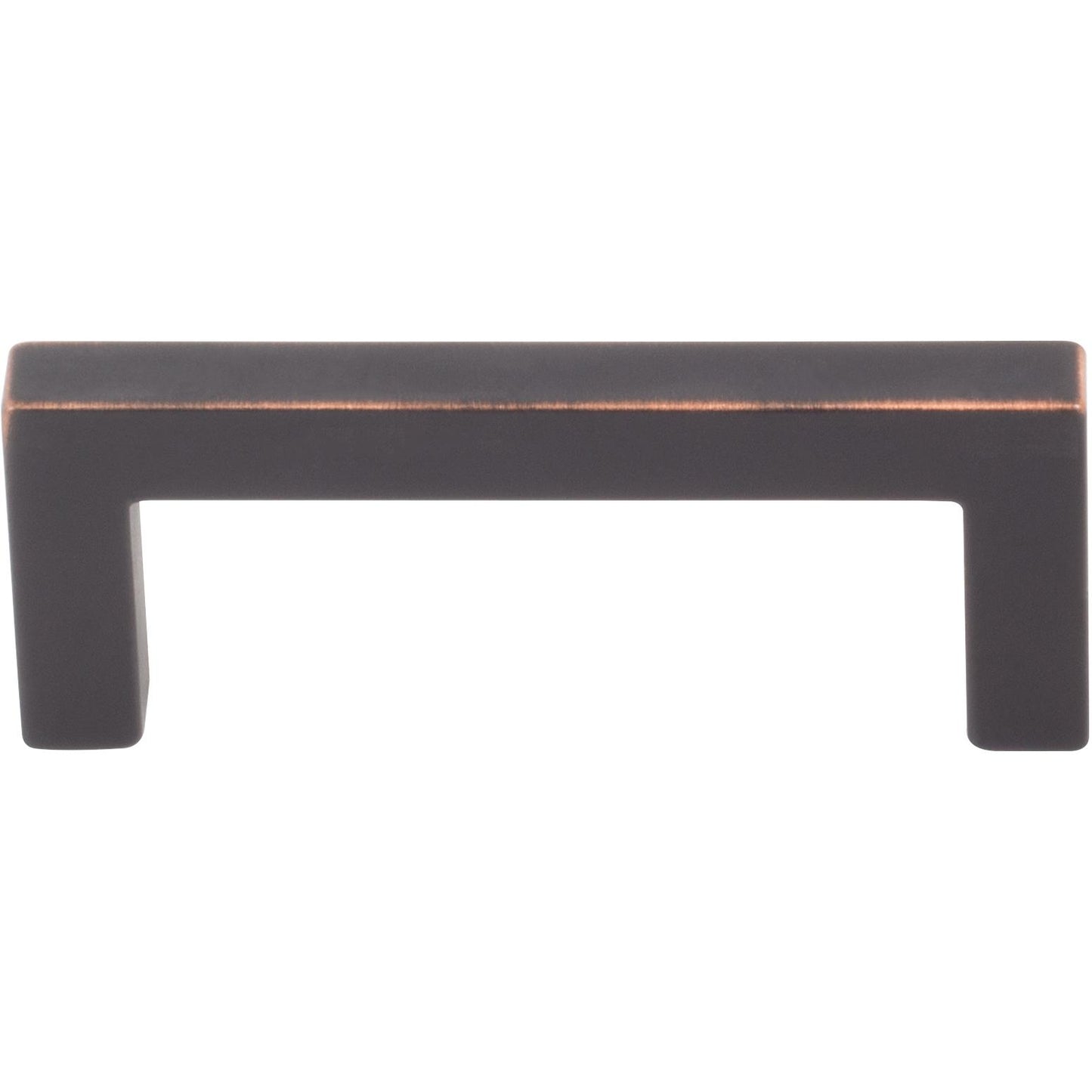Stone Harbor Hardware Contemporary Square Cabinet Pull, 3 Inches, Zinc Base Material, Vintage Bronze