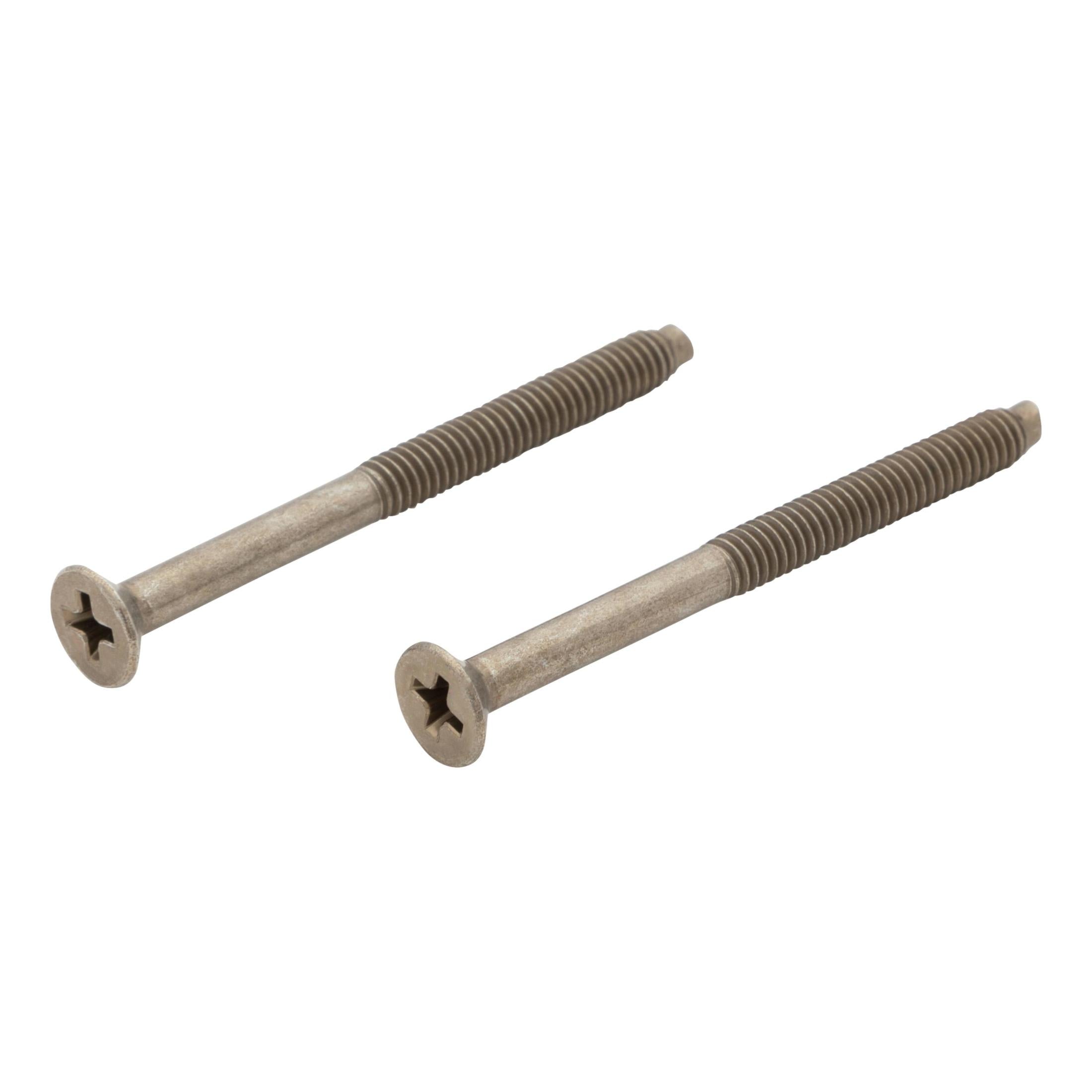 89933-003 Thick Door Flat Head Screw (RLEVER 2+ Contemporary) 2/pk - Satin Nickel