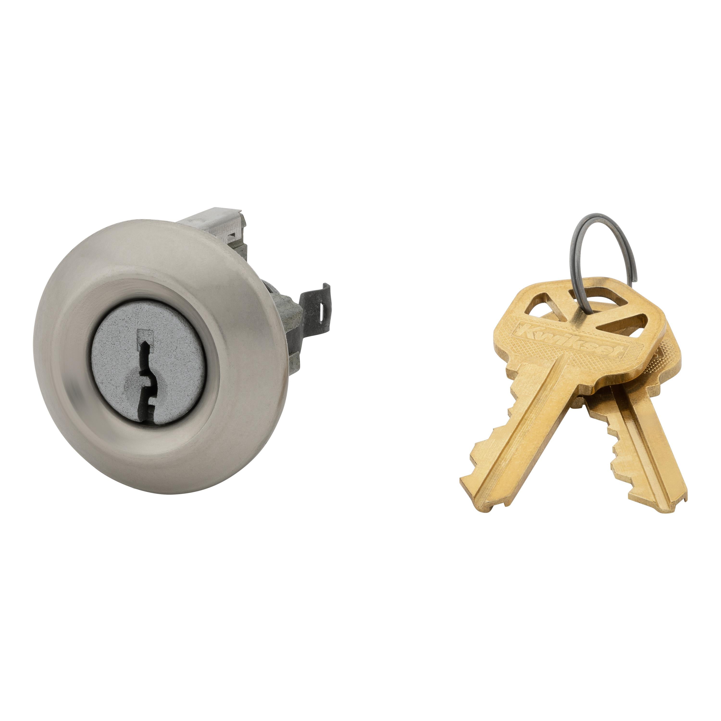 83737-005 Pin & Tumbler Cylinder and Cover for Polo - Satin Nickel