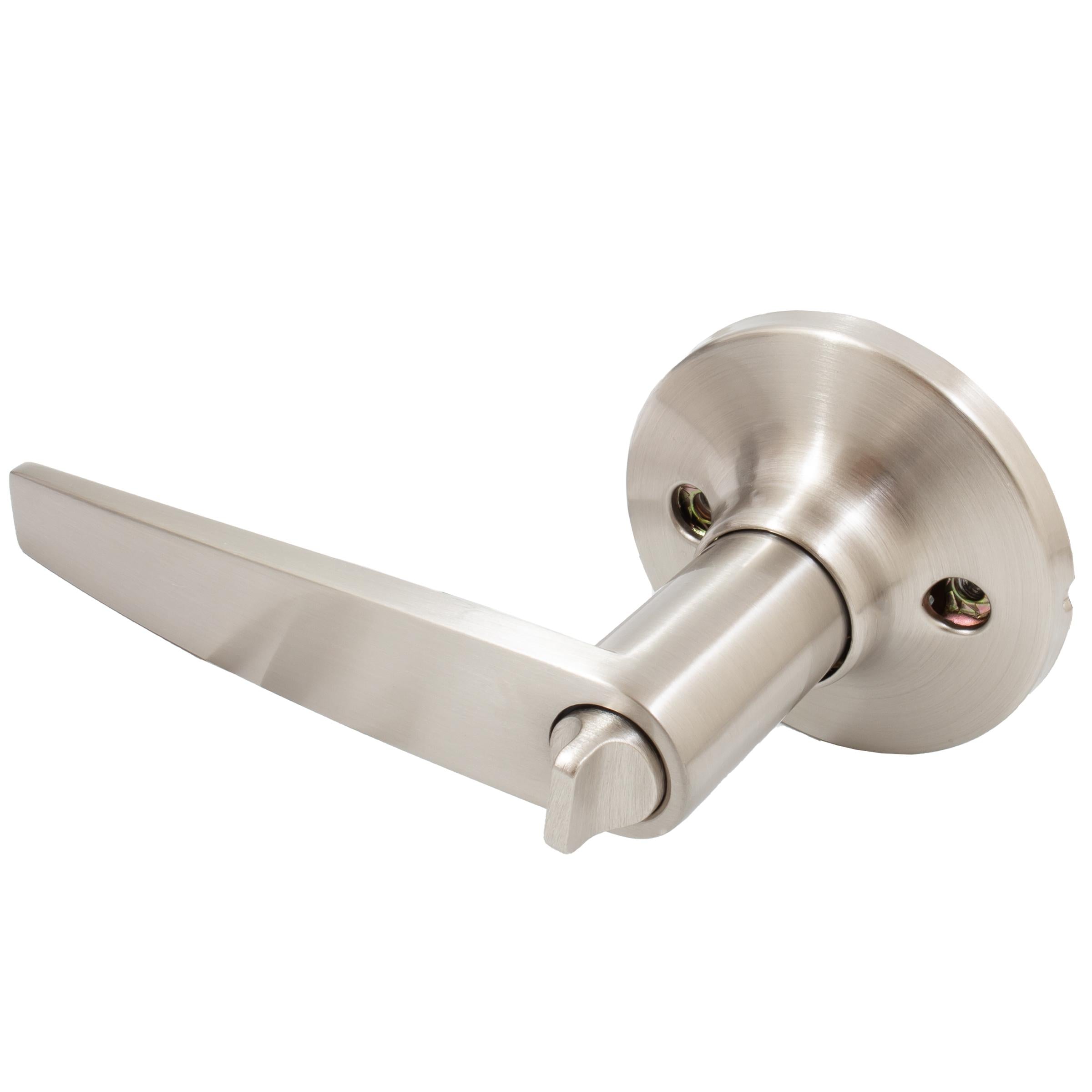 Stone Harbor Hardware Tucson Door Lever, Entry Latch, KW Keyway, Satin Nickel