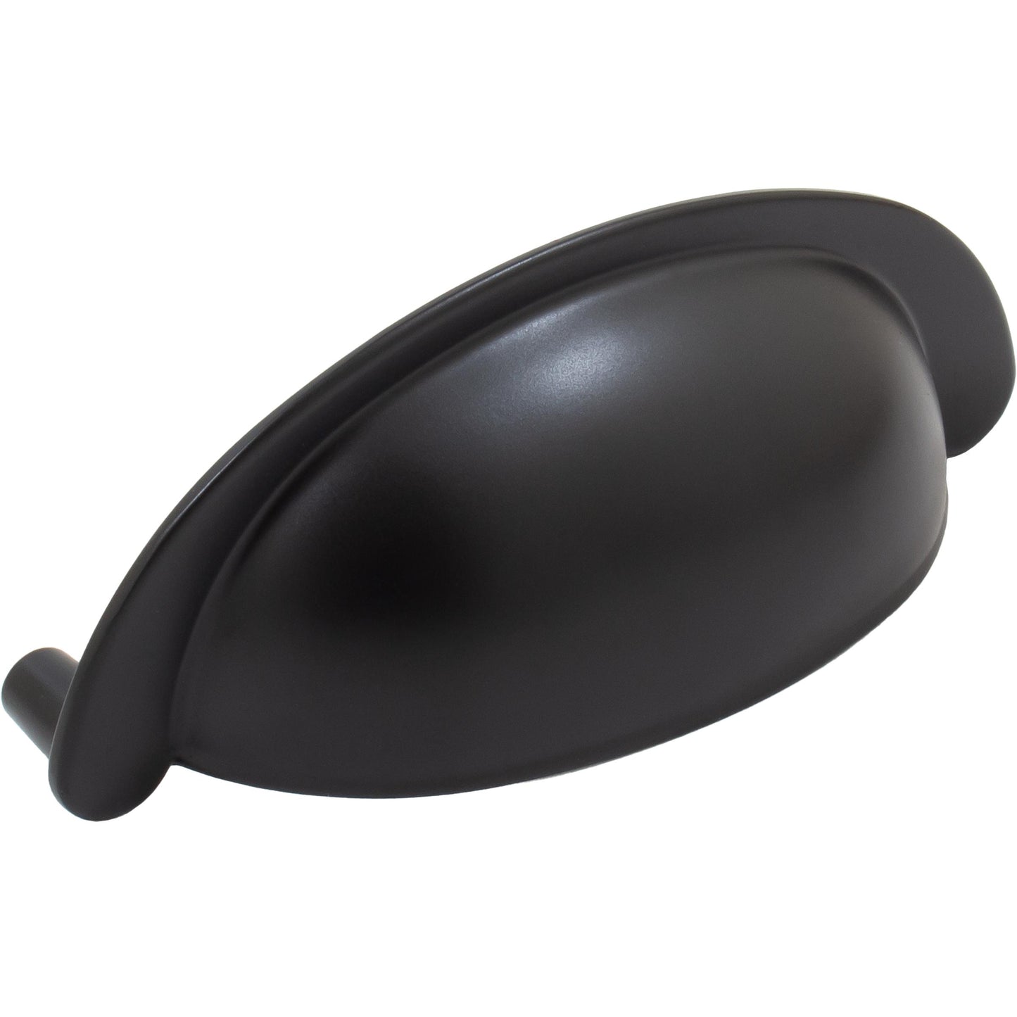 Stone Harbor Hardware Marblehead Cup Cabinet Pull, 3 Inches, Matte Black