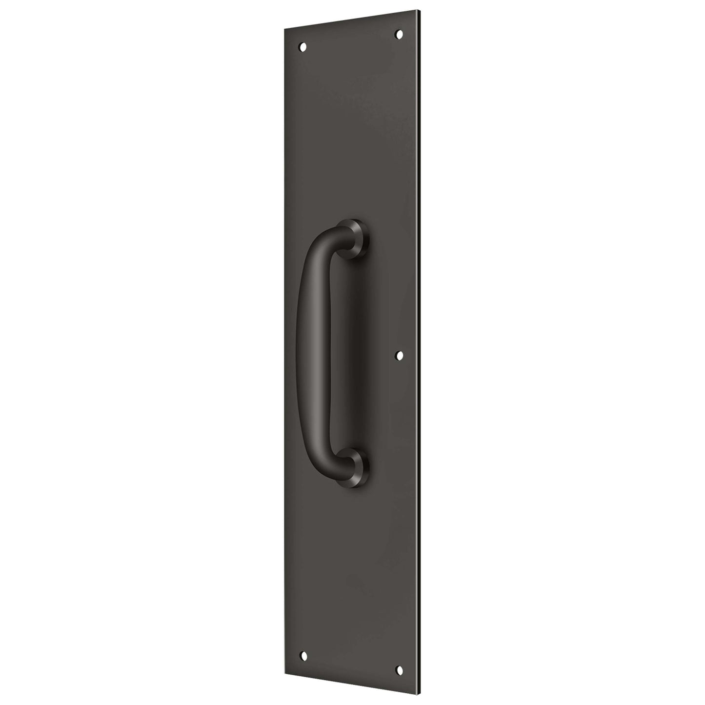 Deltana PPH55U10B 3 1/2-Inch x 15 -Inch Push Plate with Handle