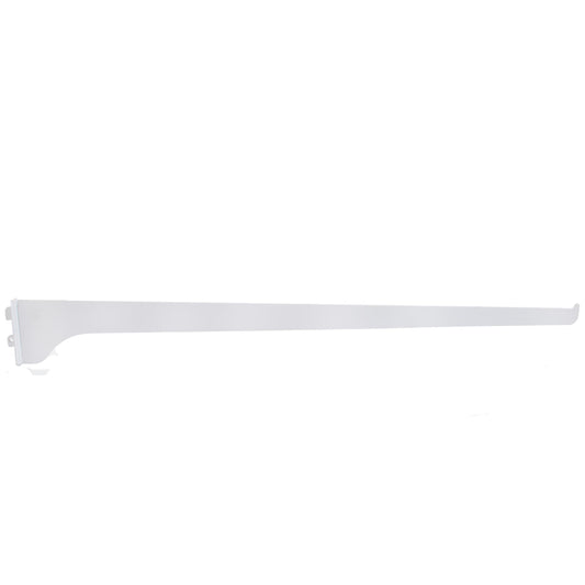 Stone Harbor Hardware Single Track Shelf Bracket, 20 Inches, White