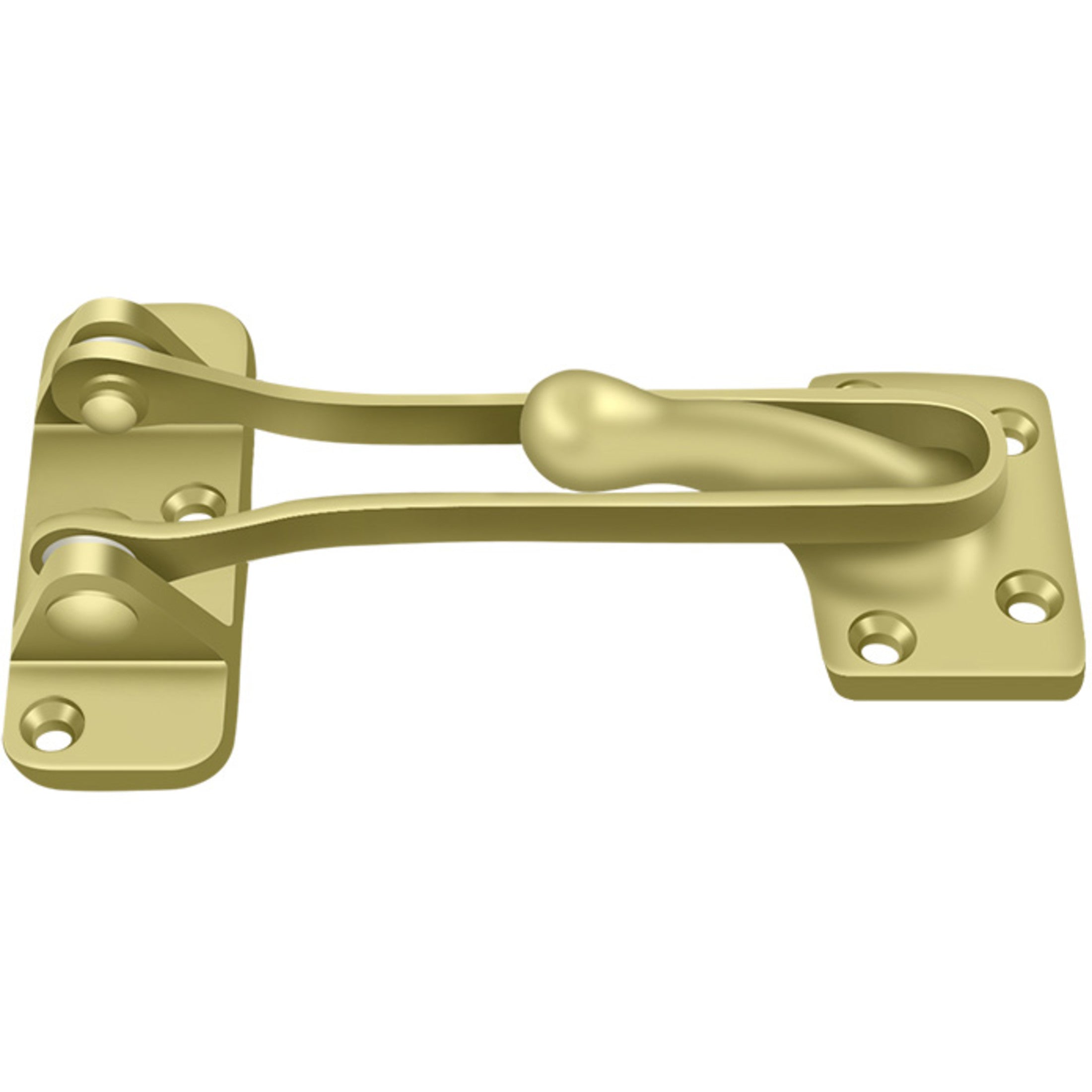 Deltana DG425U3 Solid Brass 4-Inch Door Guard