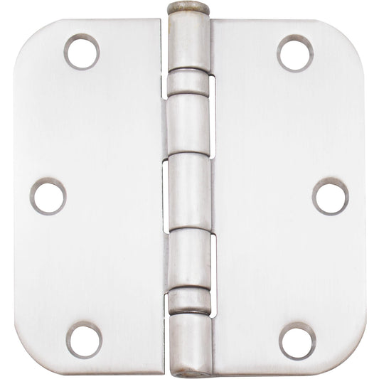 Stone Harbor Hardware Ball Bearing Hinge, 3-1/2 Inches, 5/8" Radius Corner, Bulk Pack (100 Each), Satin Stainless Steel
