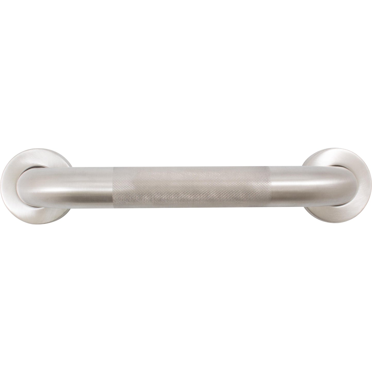 Stone Harbor Hardware Knurled Grab Bar, 12 Inches, 1-1/2" Diameter, 1-1/2" Wall Clearance, Concealed Screws, Satin Stainless Steel