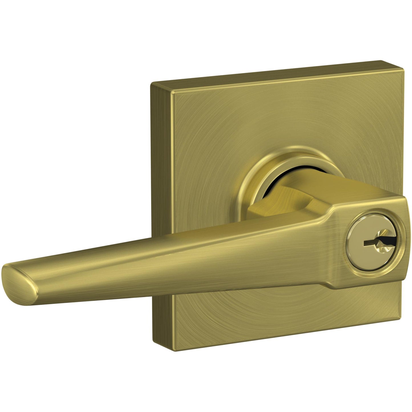 F51AELR608COL 16-211 10-063 K4 Eller / Collins Entry - Satin Brass