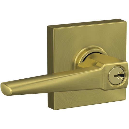 F51AELR608COL 16-211 10-063 K4 Eller / Collins Entry - Satin Brass