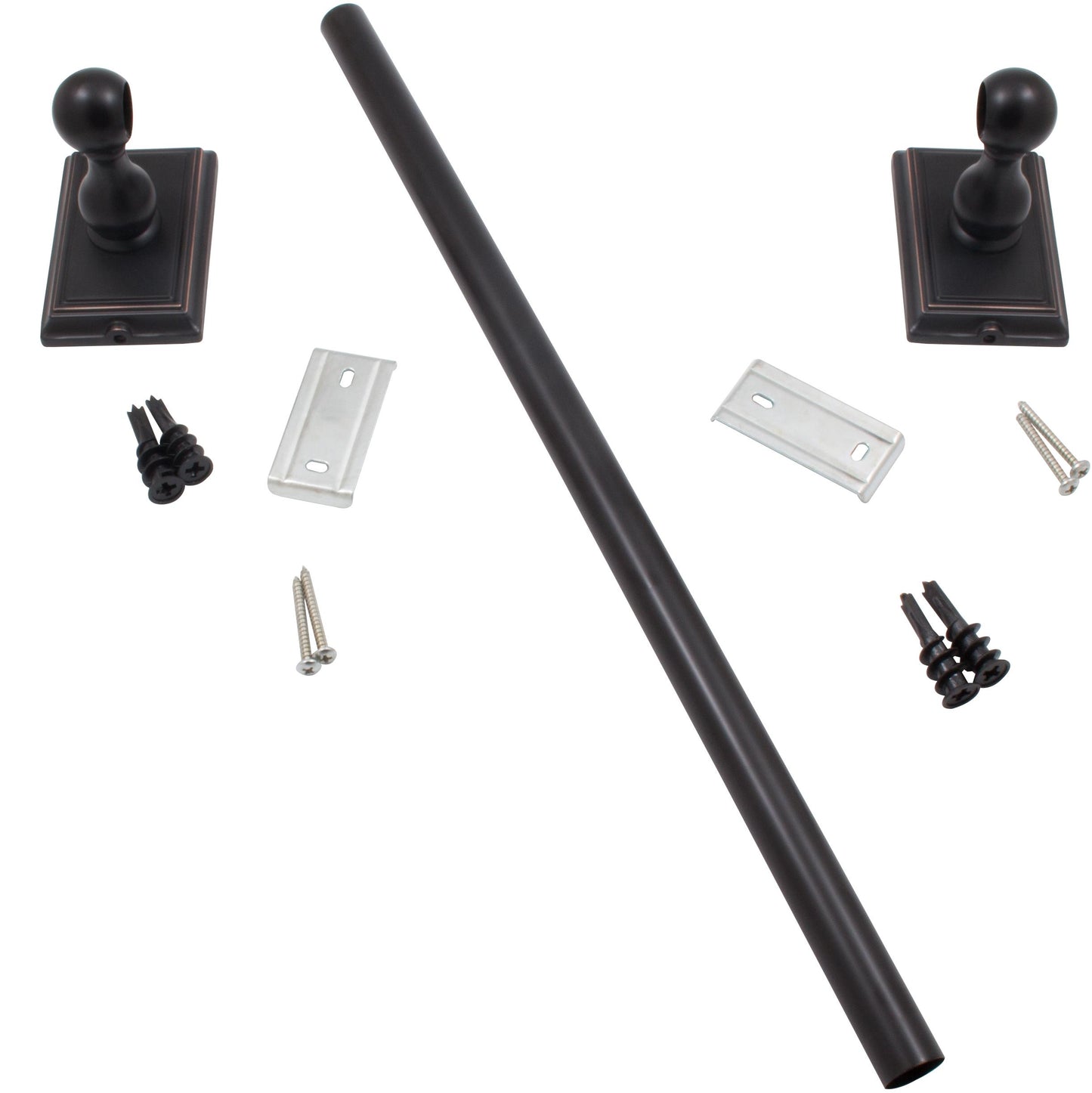 Stone Harbor Hardware Westwood Towel Bar, 30 Inches, Vintage Bronze