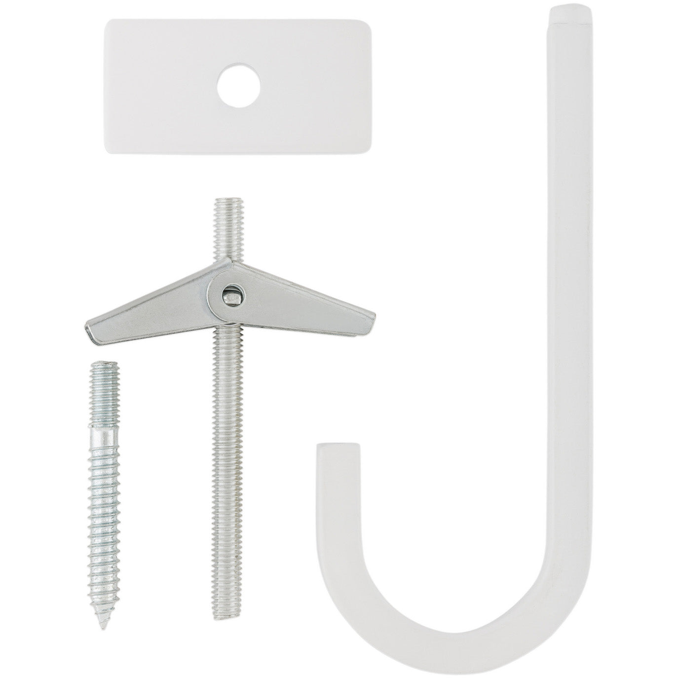 National Hardware - N275-512 - V2647 - 5" Extended Ceiling Hook in White