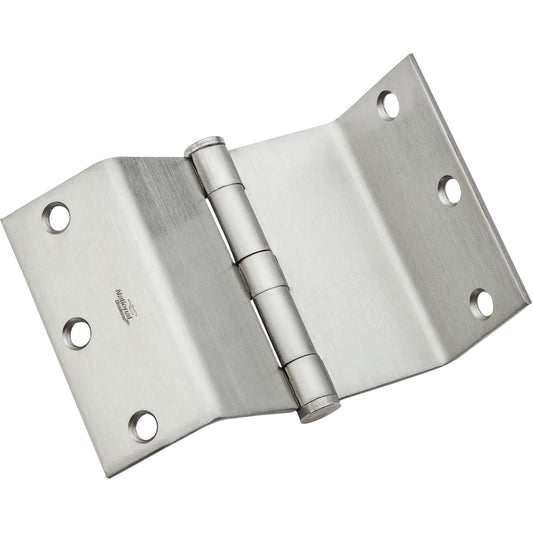 DPBF248 3-1/2" SQR Swing Clear Hinge 1/pk - Satin Chrome