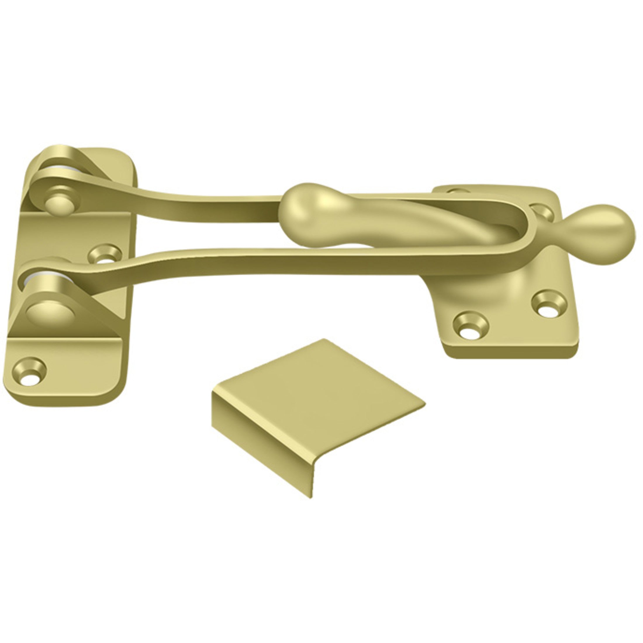 Deltana DG525U3 Solid Brass 5-Inch Door Guard