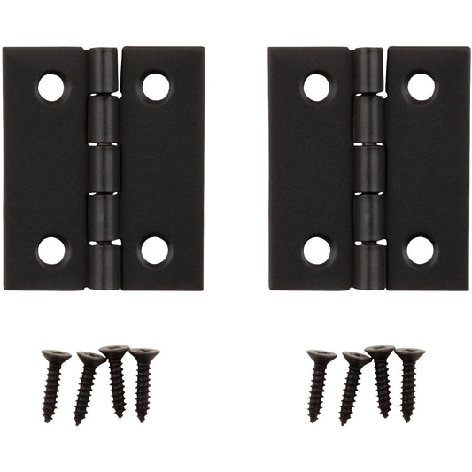National Hardware - V1802 1-1/2" x 1-1/4" Hinge 2/pk - Oil-Rubbed Bronze
