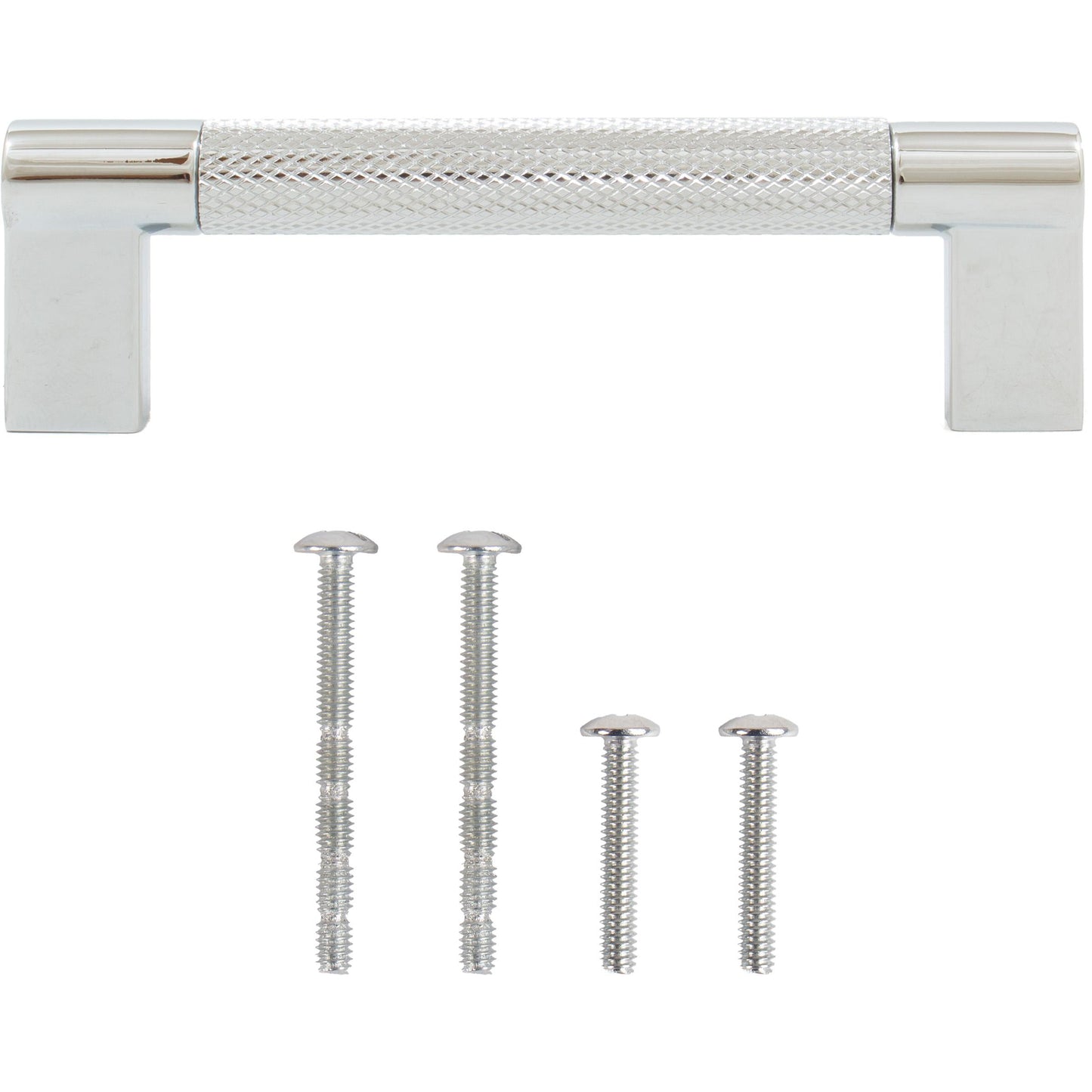 Stone Harbor Hardware Urban Cabinet Pull, 96 Millimeters, Polished Chrome