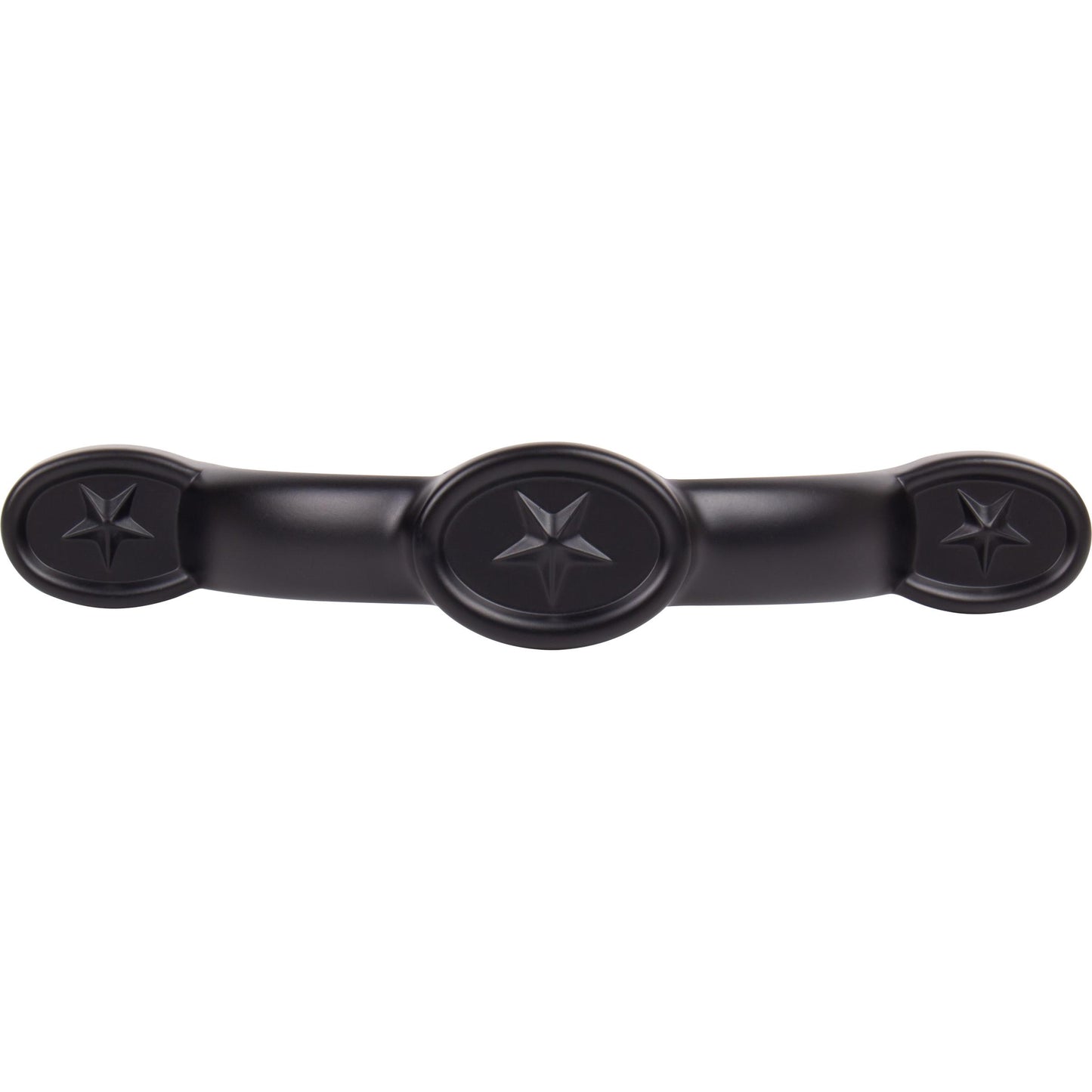 Stone Harbor Hardware Texas Star Cabinet Pull, 3 Inches, 96 Millimeters, Matte Black