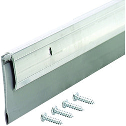 05389 - Aluminum and Vinyl Heavy-Duty Screw-On Door Sweep, 36 Inches, Aluminum