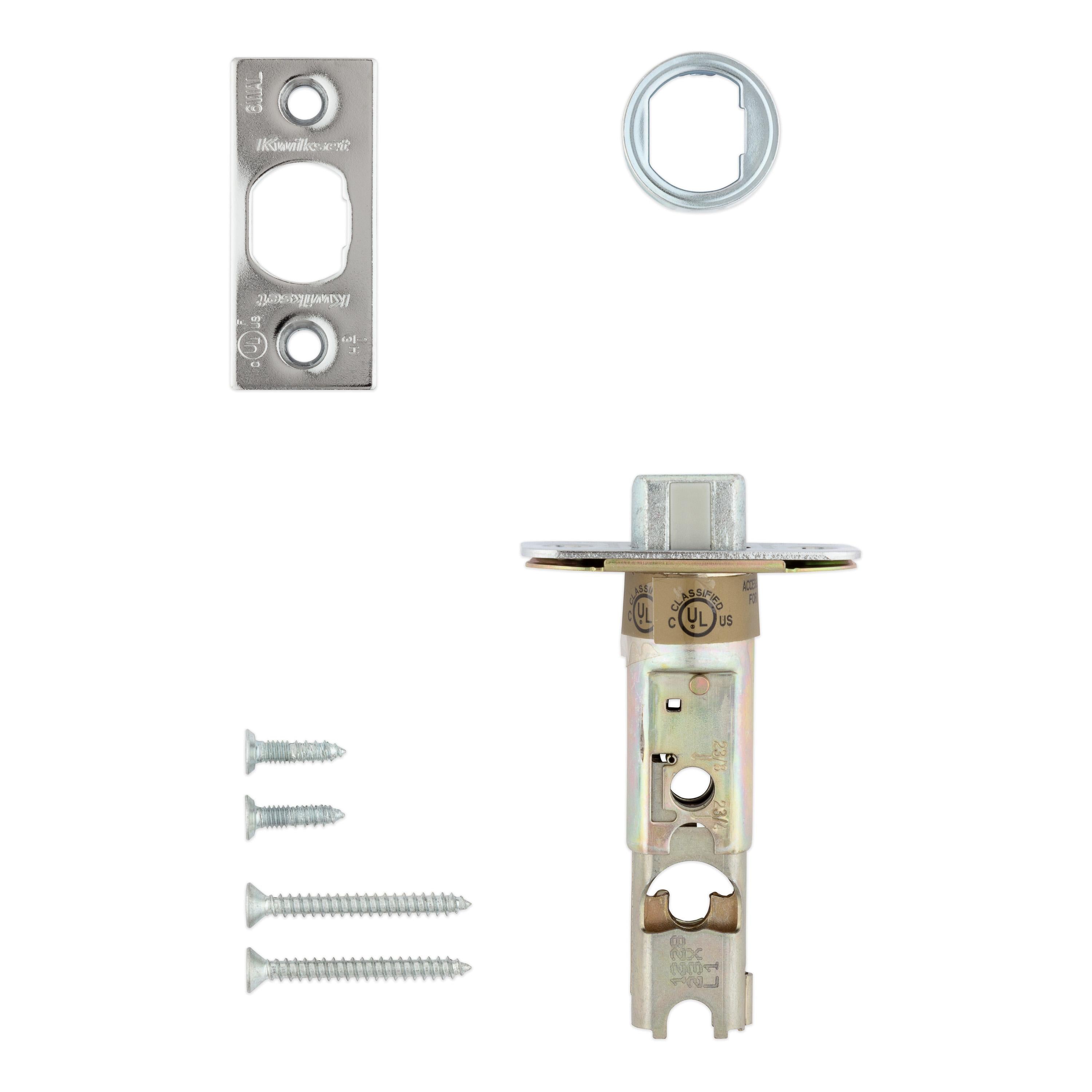 83714-004 6AL Fire Door Rated Plain Latch with Sticker - Polished Chrome