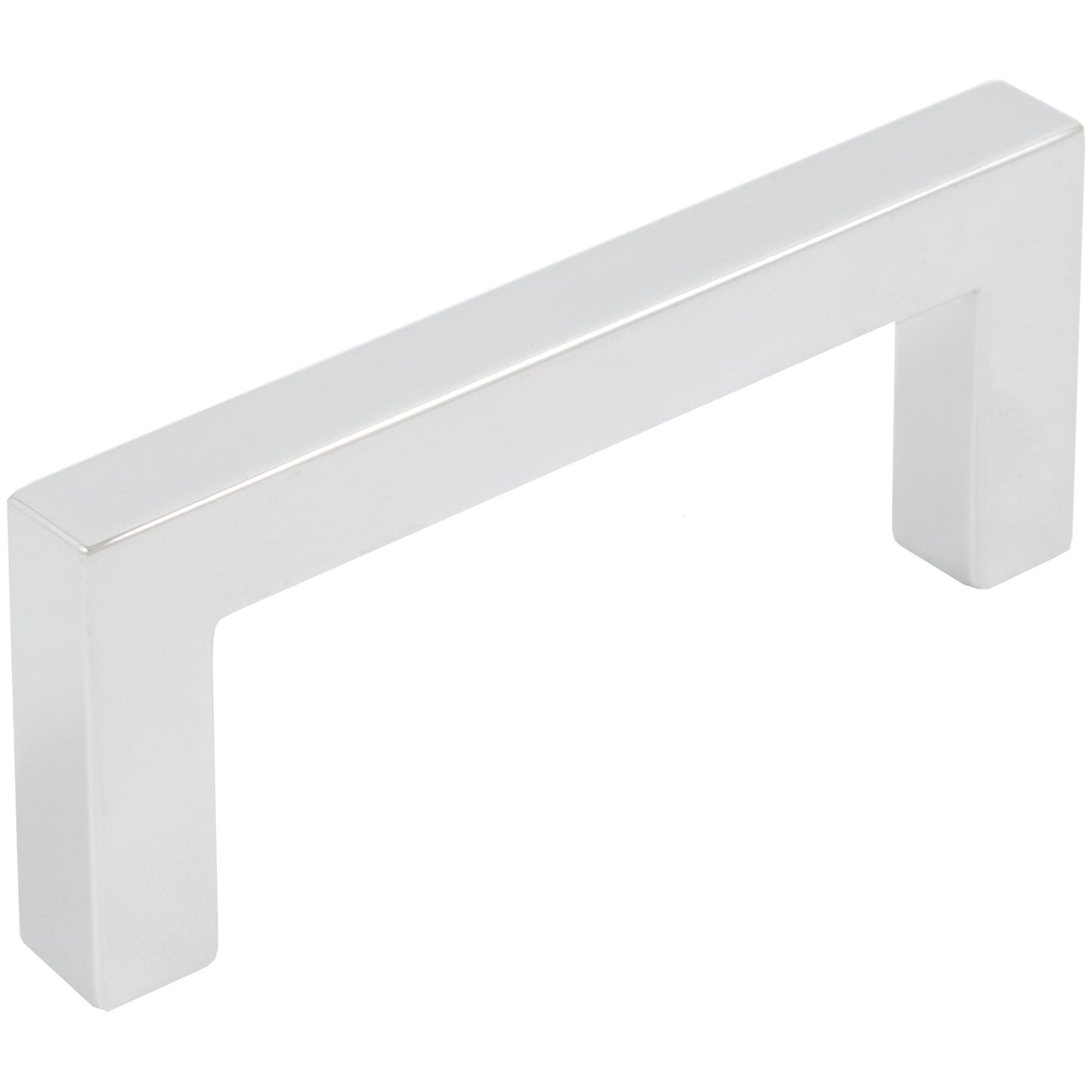 Stone Harbor Hardware Contemporary Square Cabinet Pull, 3 Inches, Zinc Base Material, Polished Chrome