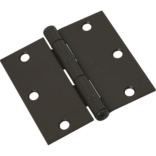 V512 3-1/2" SQR Hinge 3/pk - Oil-Rubbed Bronze