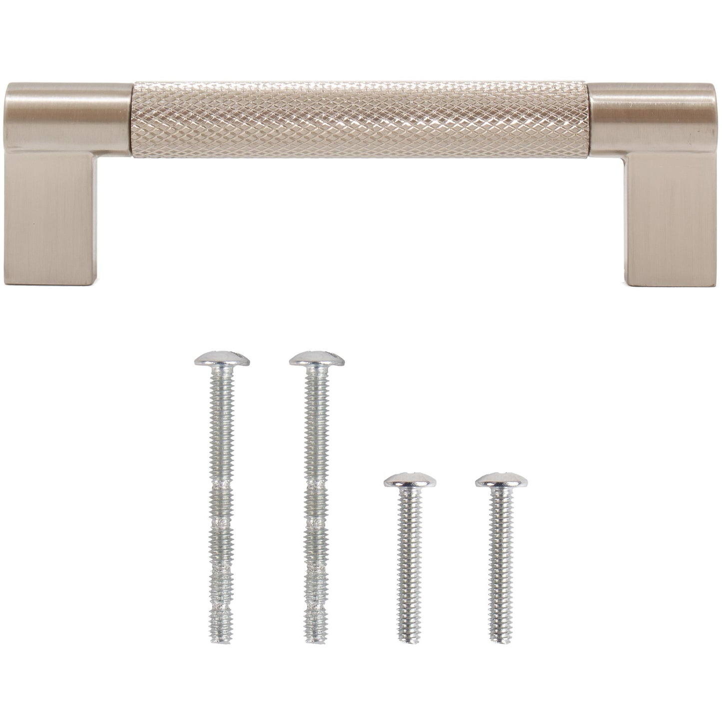 Stone Harbor Hardware Urban Cabinet Pull, 96 Millimeters, Satin Nickel