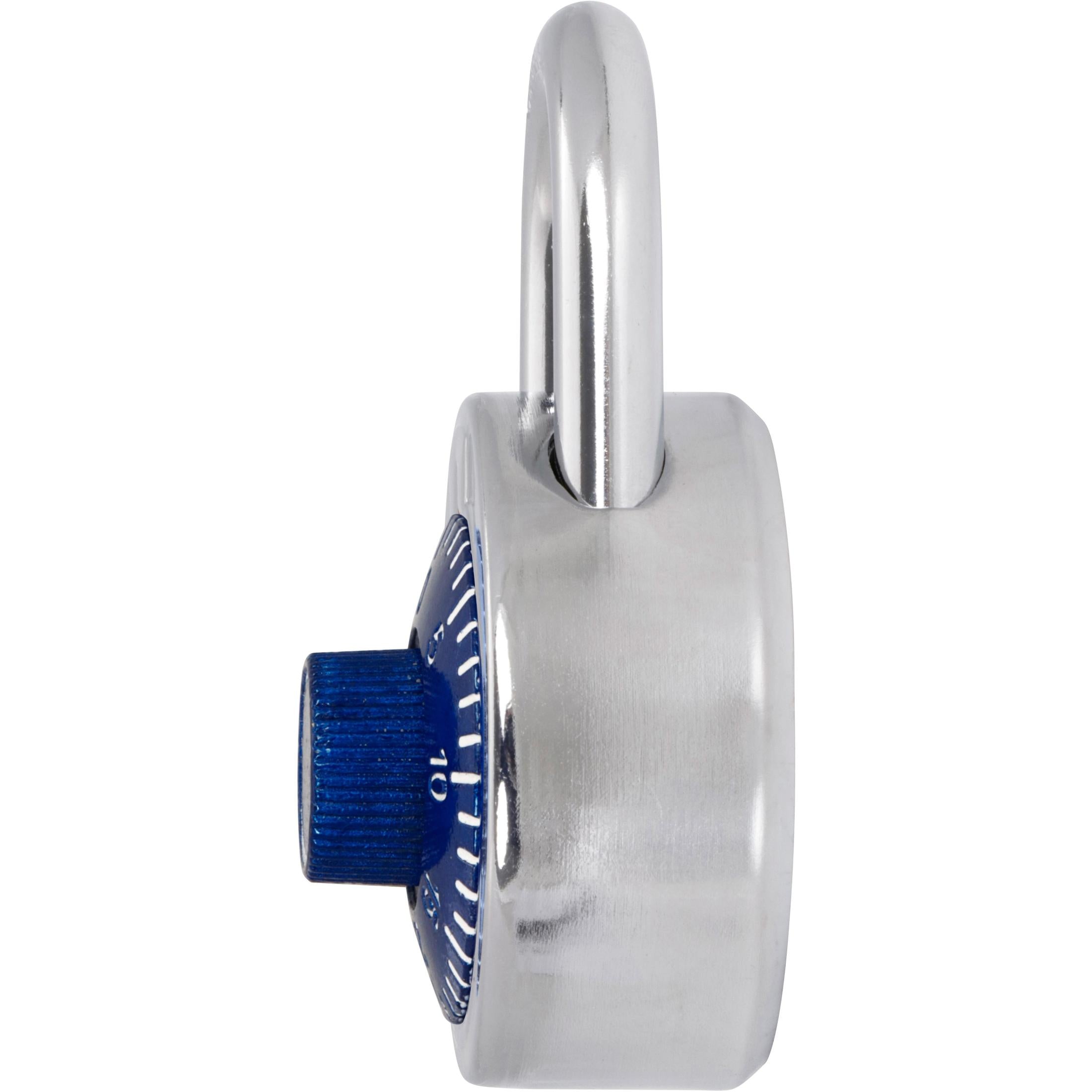 Kwikset 2" Combination Dial Padlock with 13/16" Shackle, Blue