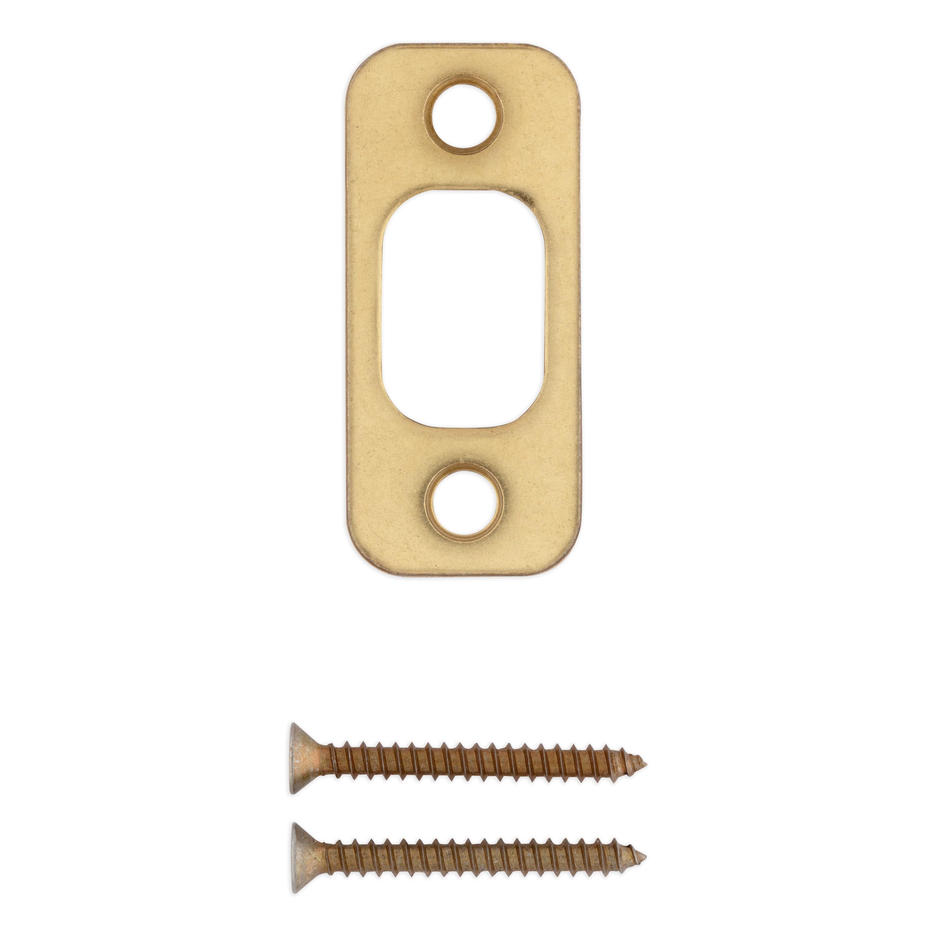 85063-001 1" x 2-1/4" RC Deadbolt Strike - Polished Brass