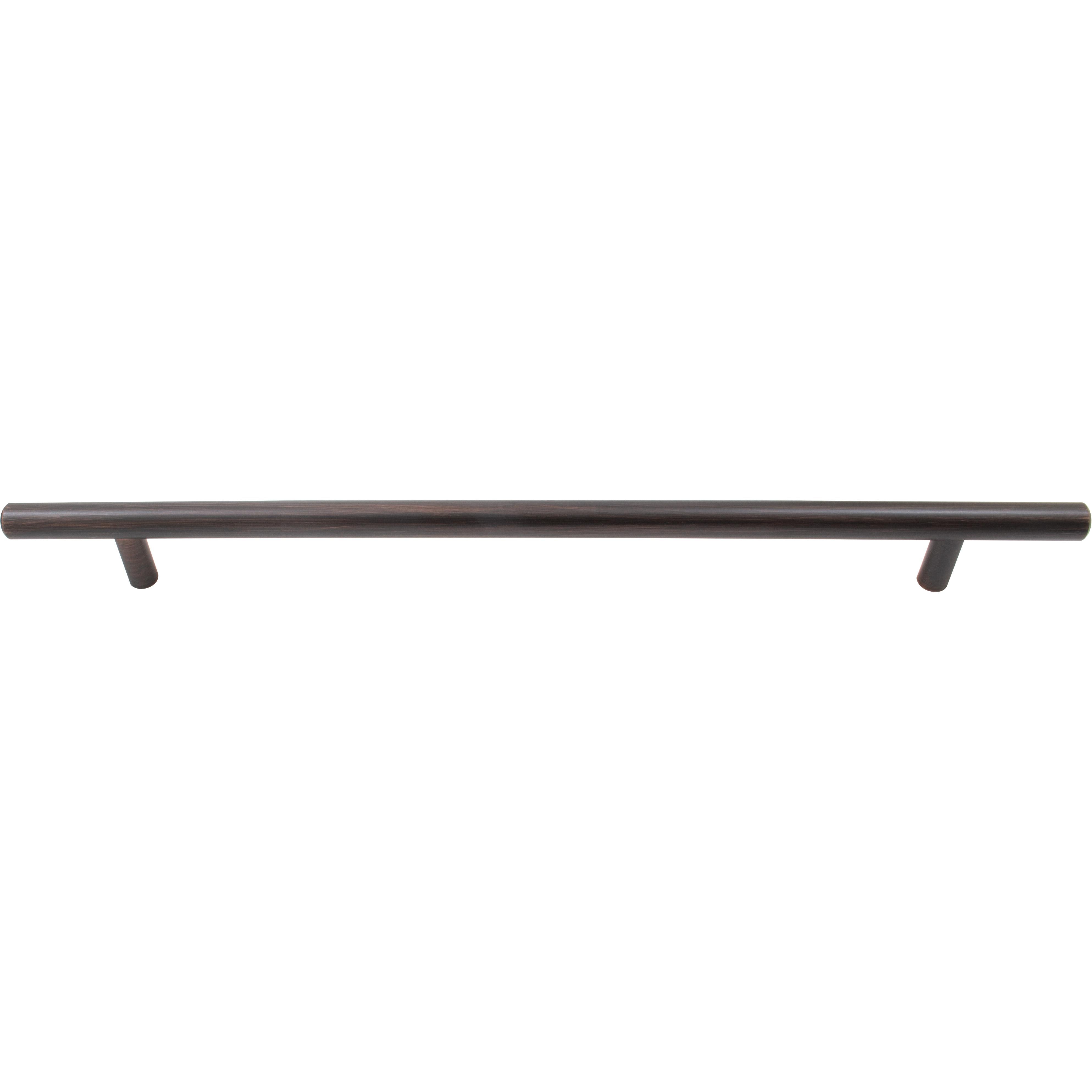 Stone Harbor Hardware Bar Cabinet Pull, 256 Millimeters, 336mm Overall Length, Vintage Bronze