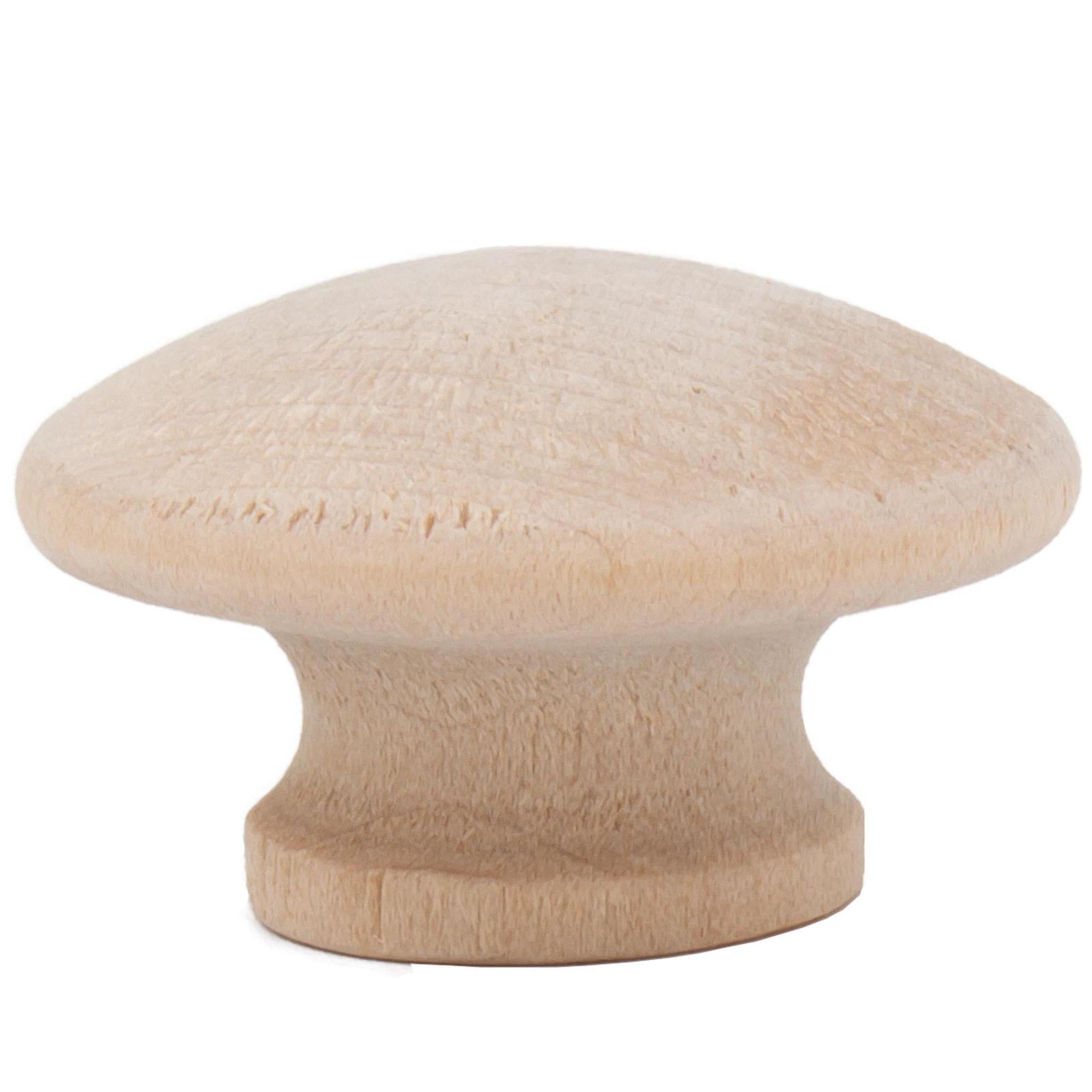 Wood Cabinet Knob, Birch Wood