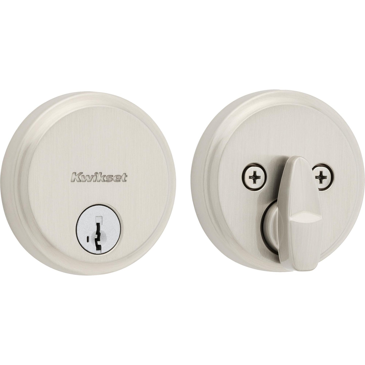 258 15 SMT CP K4 Hometown 1-Cyl Deadbolt - Satin Nickel