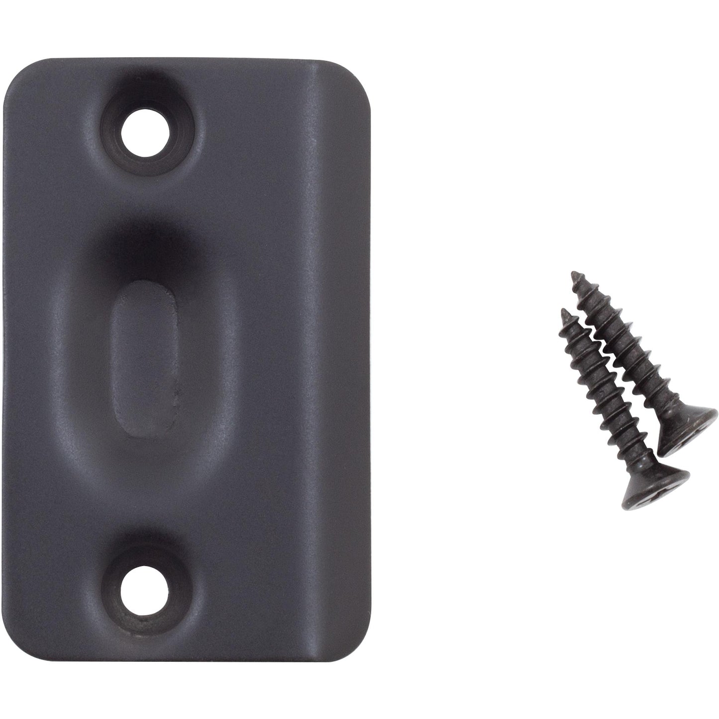 Stone Harbor Hardware Ball Catch Strike Plate, 2-1/4" x 1-3/8", Oil-Rubbed Bronze