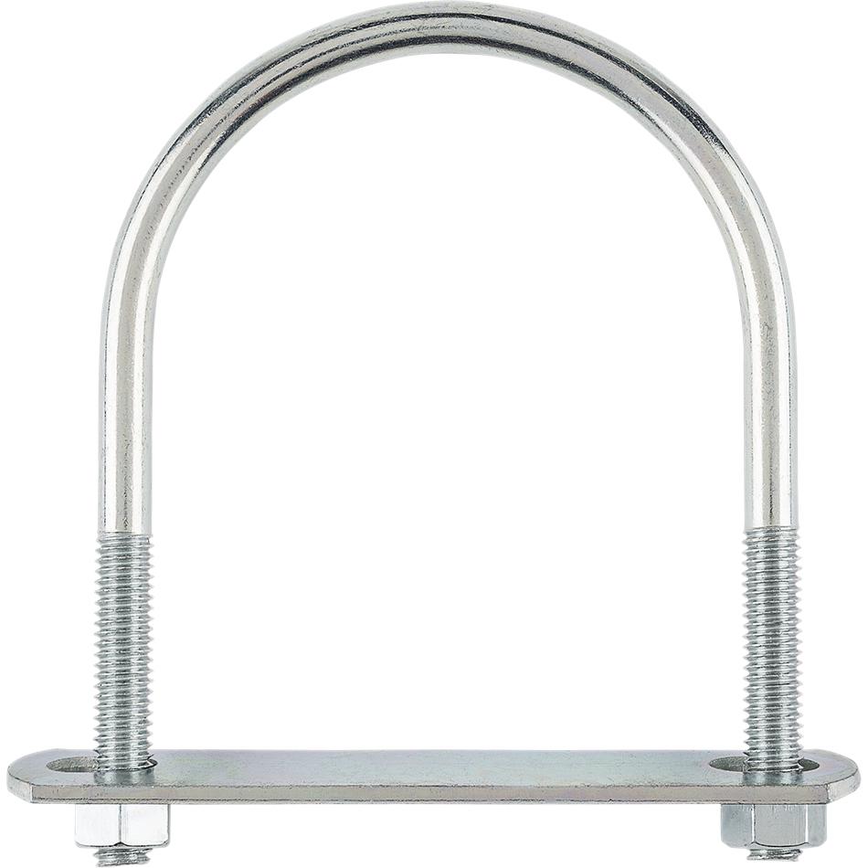 National Hardware - N222-224 2190BC 662 3/8" X 3-1/2" X 5-1/4" U Bolt - Zinc Plated