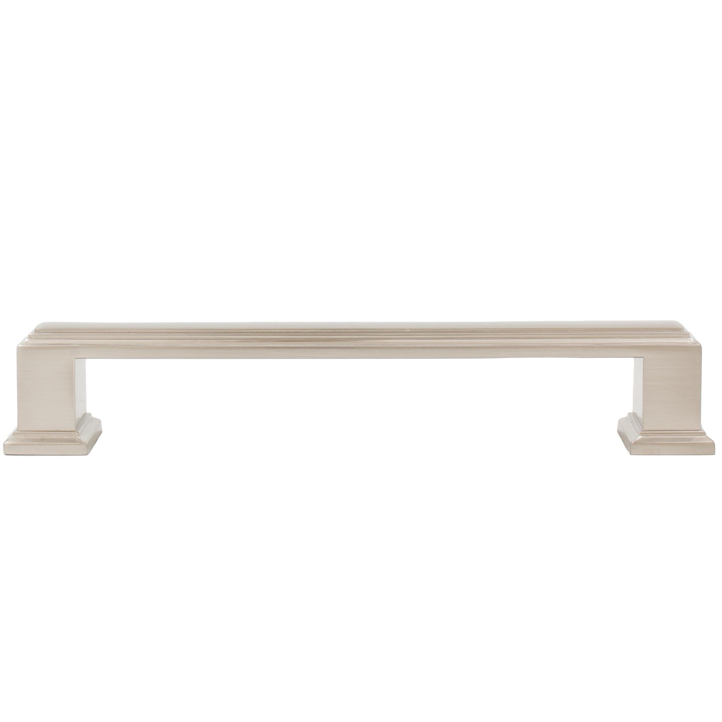 Stone Harbor Hardware Metropolis Cabinet Pull, 128 Millimeters, Satin Nickel