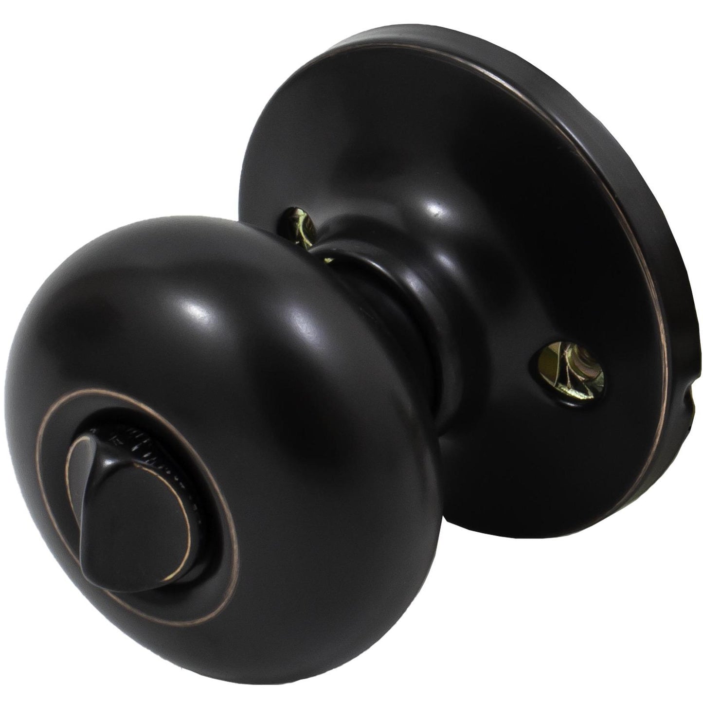 Stone Harbor Hardware Highland Door Knob, Entry Latch, SC Keyway, Vintage Bronze