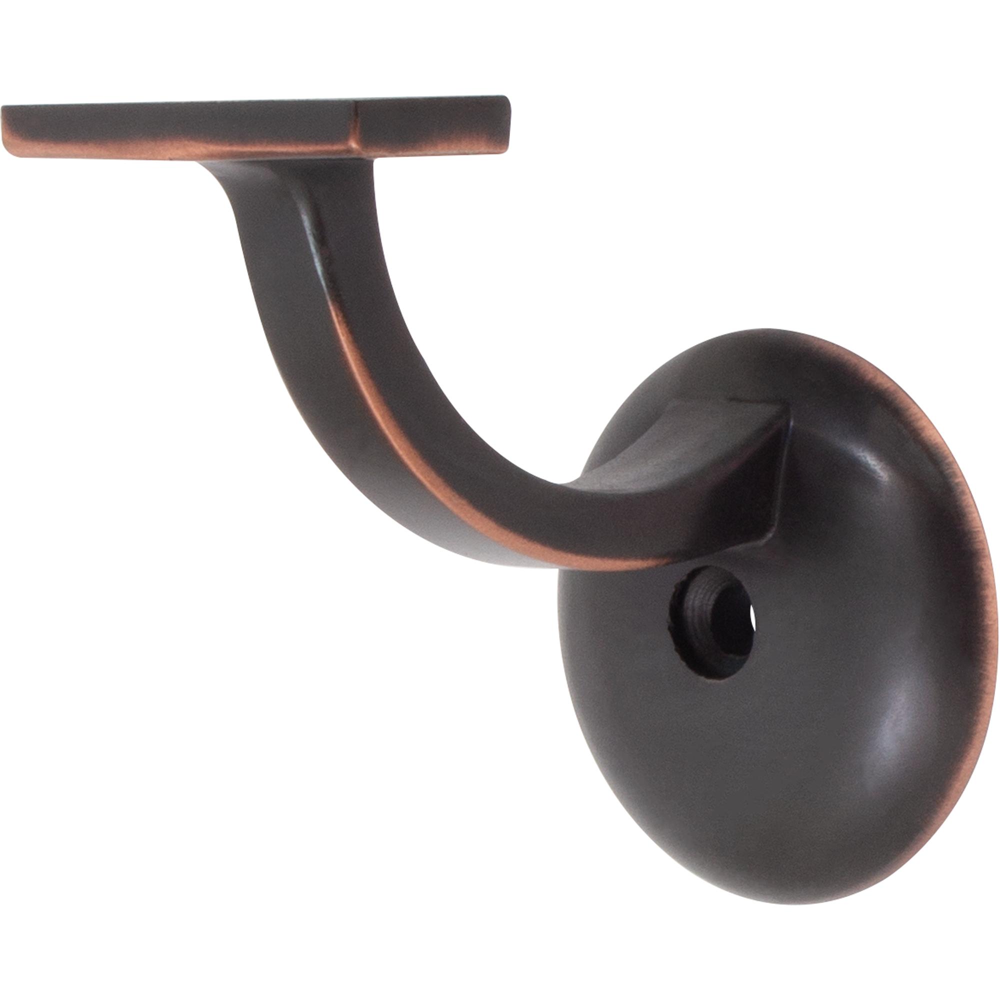 Stone Harbor Hardware Heavy-Duty Aluminum Handrail Bracket with 2-1/8" Round Base, Vintage Bronze