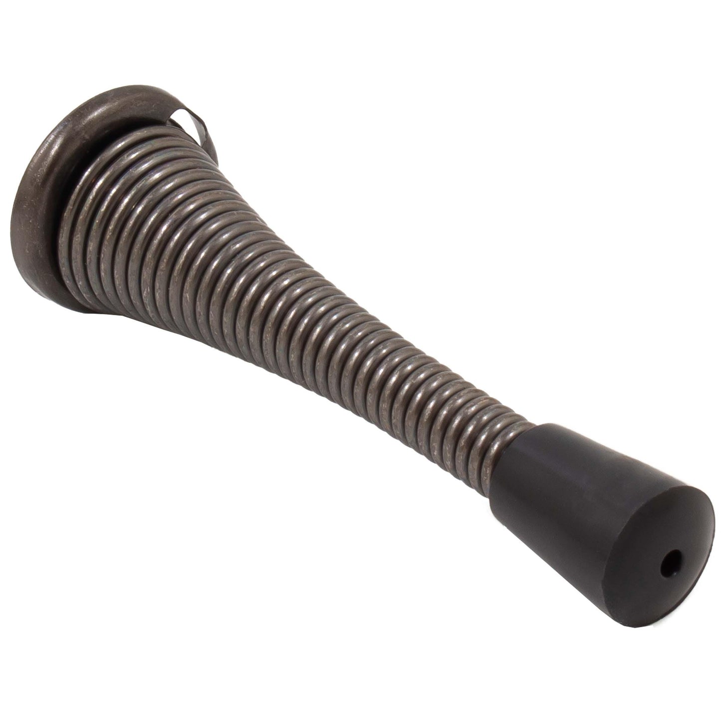 Stone Harbor Hardware Heavy-Duty Spring Door Stop, 3 Inches, Antique Nickel