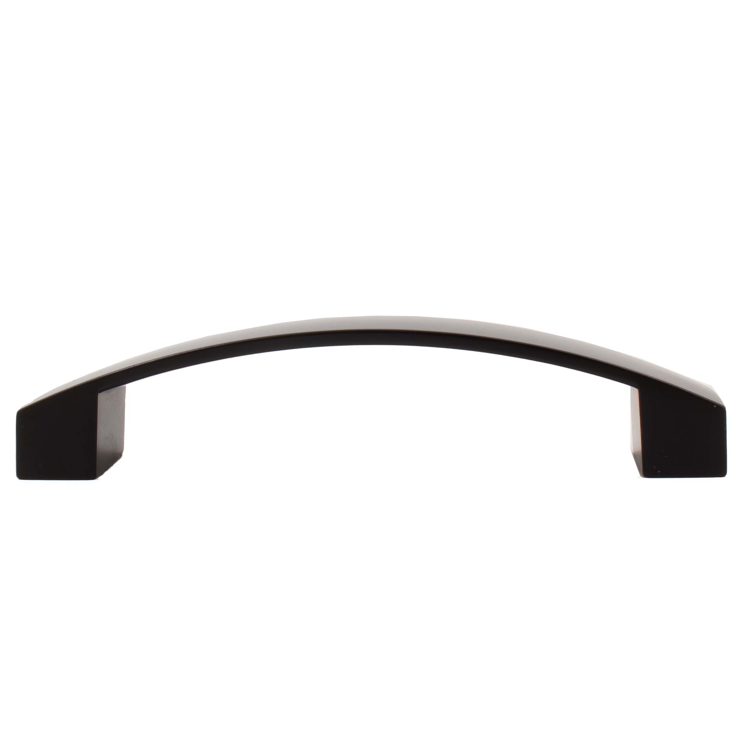 Stone Harbor Hardware Zephyr Cabinet Pull, 96 Millimeters, Matte Black
