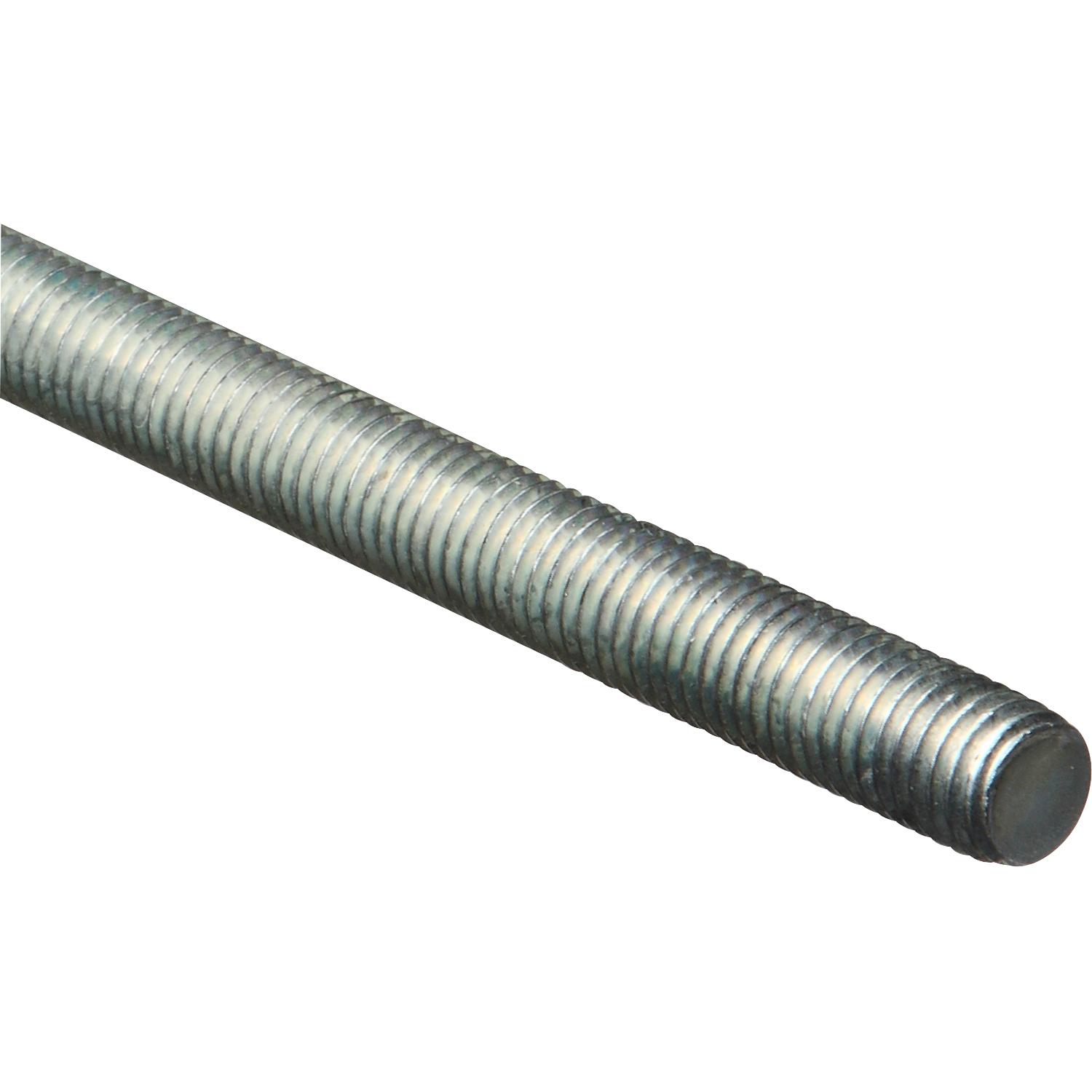 4000BC 1/2" x 36" Steel Threaded Rod - Zinc Plated