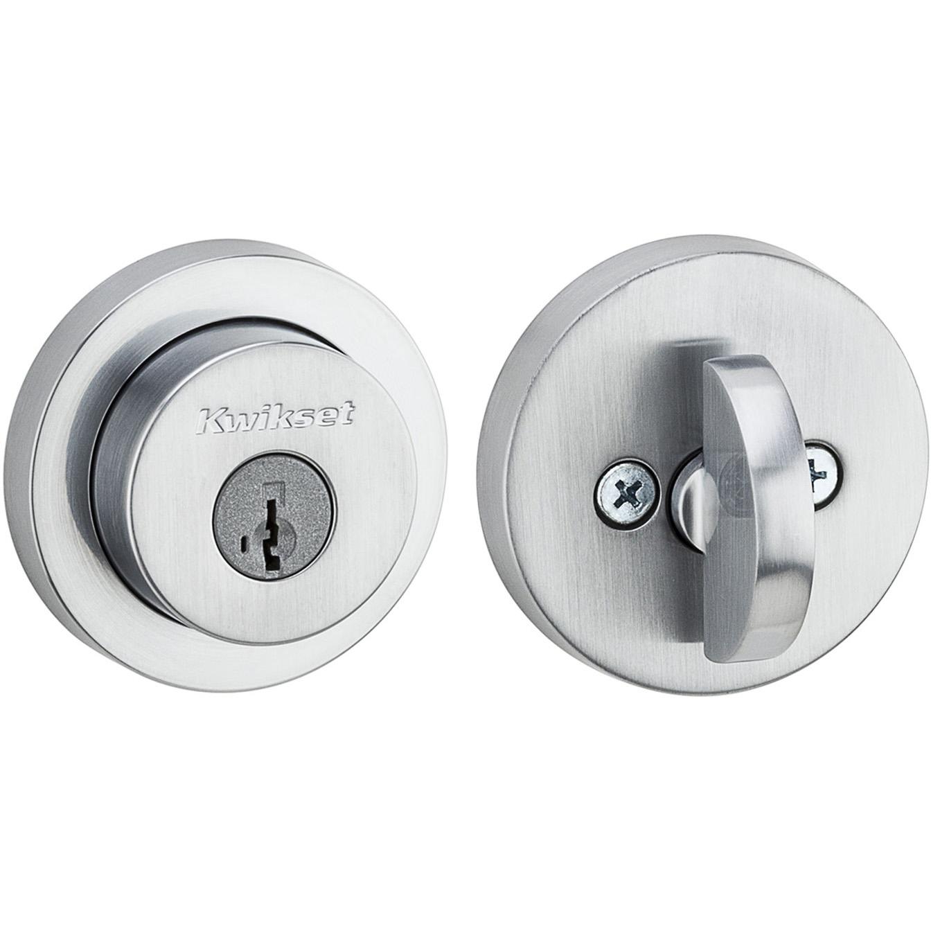158 RDT 26D SMT 6AL STRKP K3 Milan 1-Cyl Deadbolt - Satin Chrome
